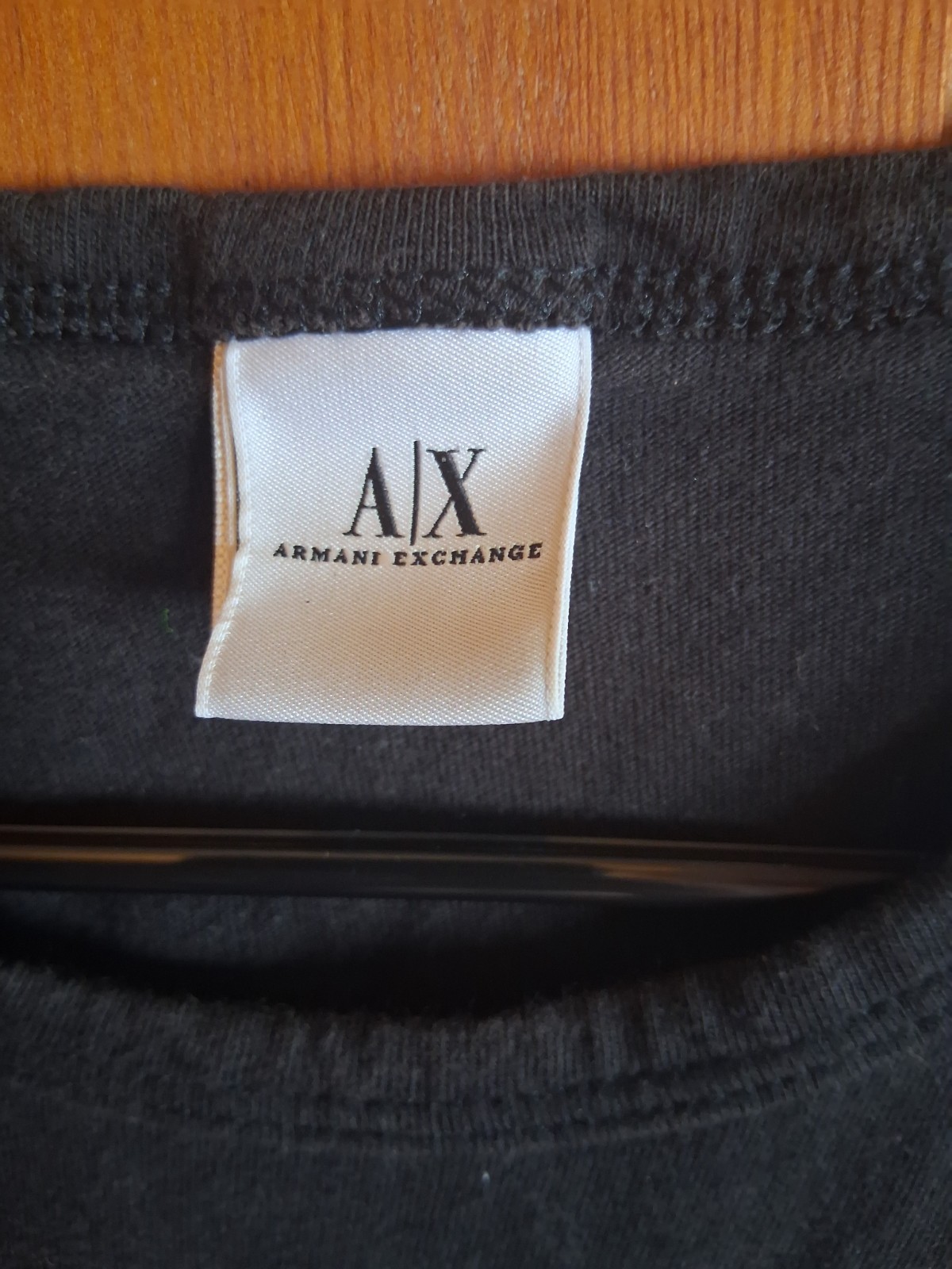 Armani Exchange Men’s Black Graphic Logo Sleeveless Crew Neck Cotton Tee XL