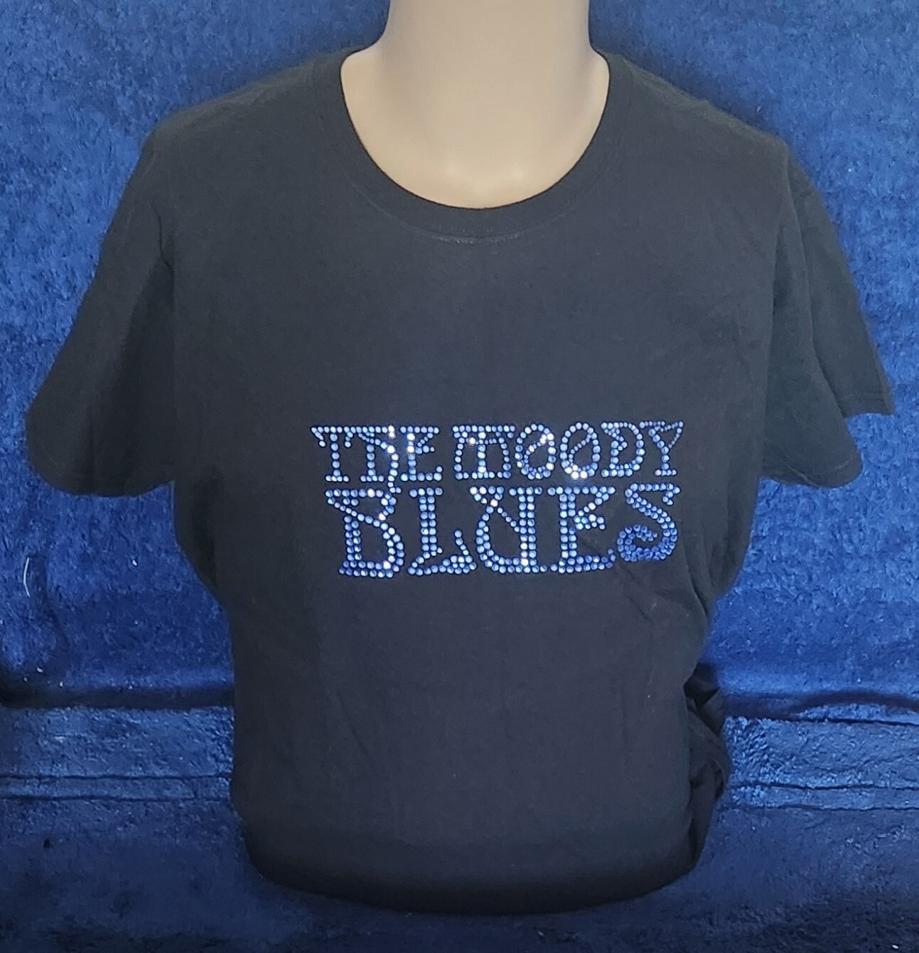 The Moody Blues – Beaded – Black – 2XL T-Shirt – NEW
