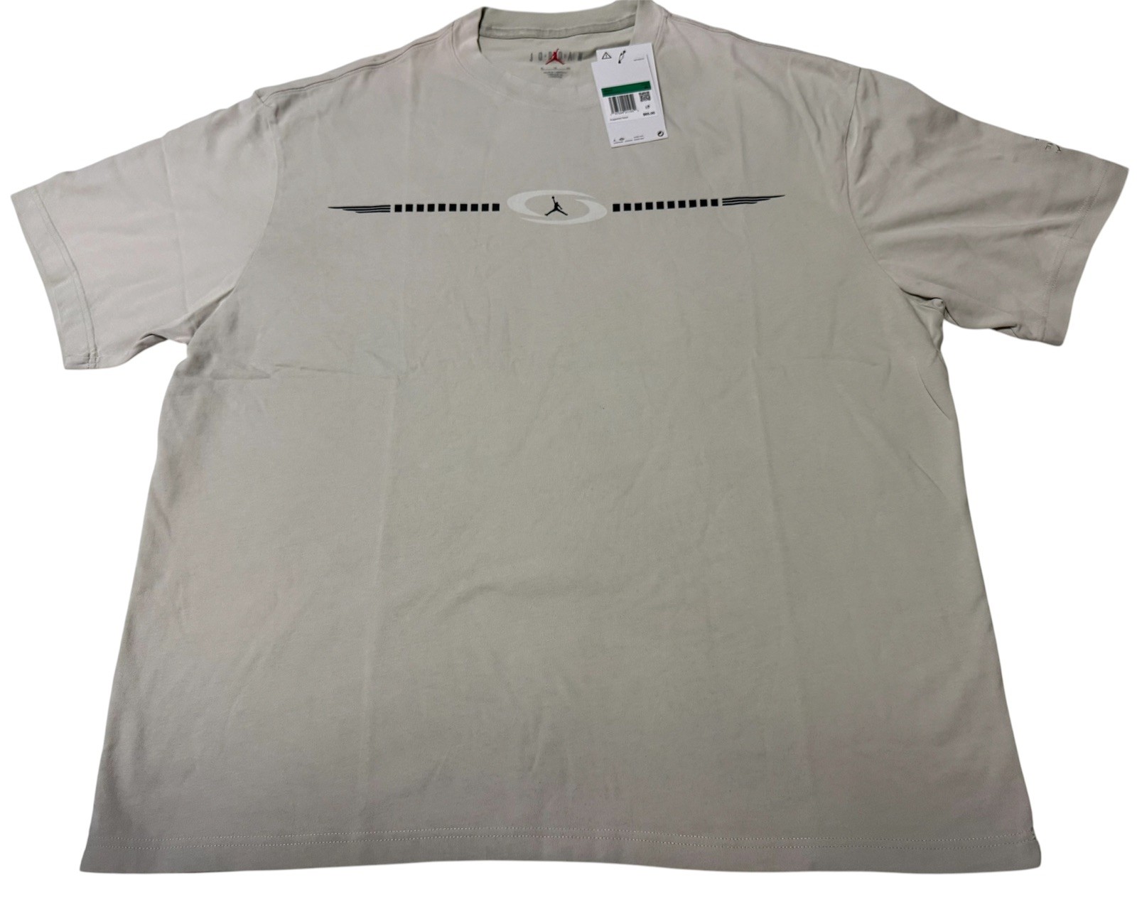 NIKE AIR JORDAN x Travis Scott Air Jack T-Shirt Mens Size XL Light Bone