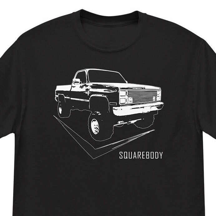 Square Body Truck T-Shirt, Mens Squarebody Shirt With Lifted K10