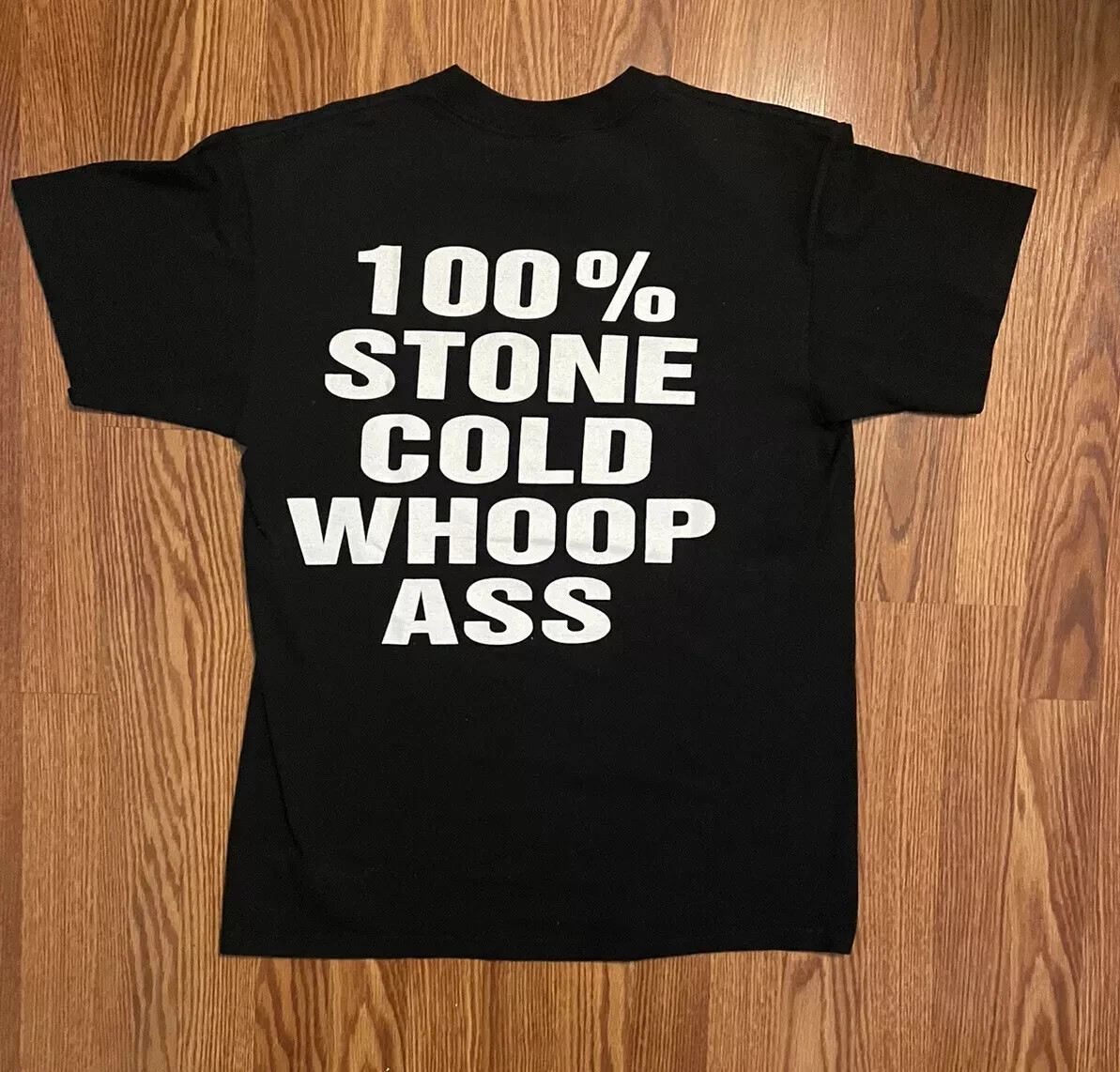 Vintage 1998 Stone Cold Steve Austin Shirt WWF 100% Whoop Ass
