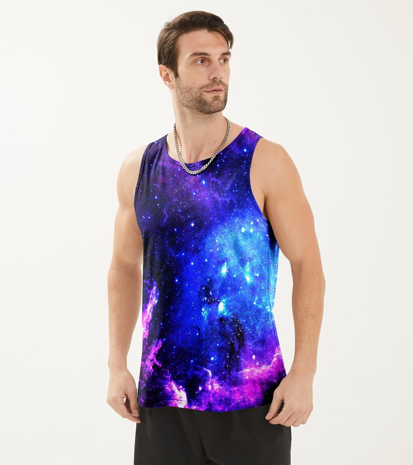 Mens Tank Tops Funny Graphic Summer Sleeveless Tank Top,comfortable, breathable