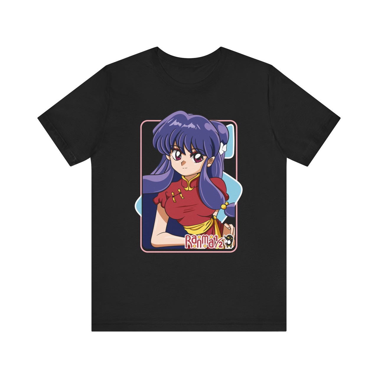 Anime Ranma 1/2 Shampoo Premium T Shirt Size S – 5Xl BLACK Size S – 5XL
