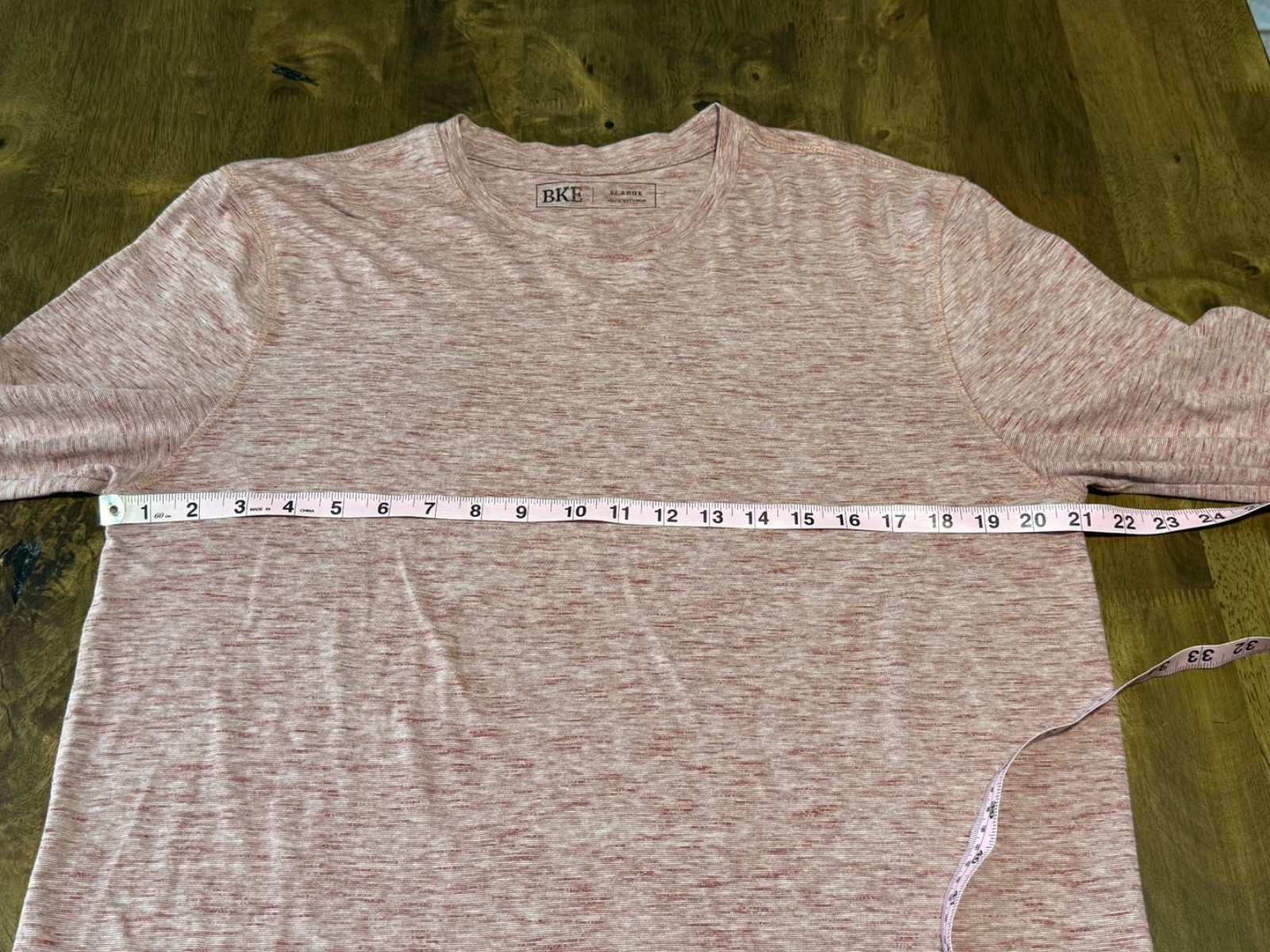 EUC Mens BKE buckle heathered long sleeve tshirt stretch size XL