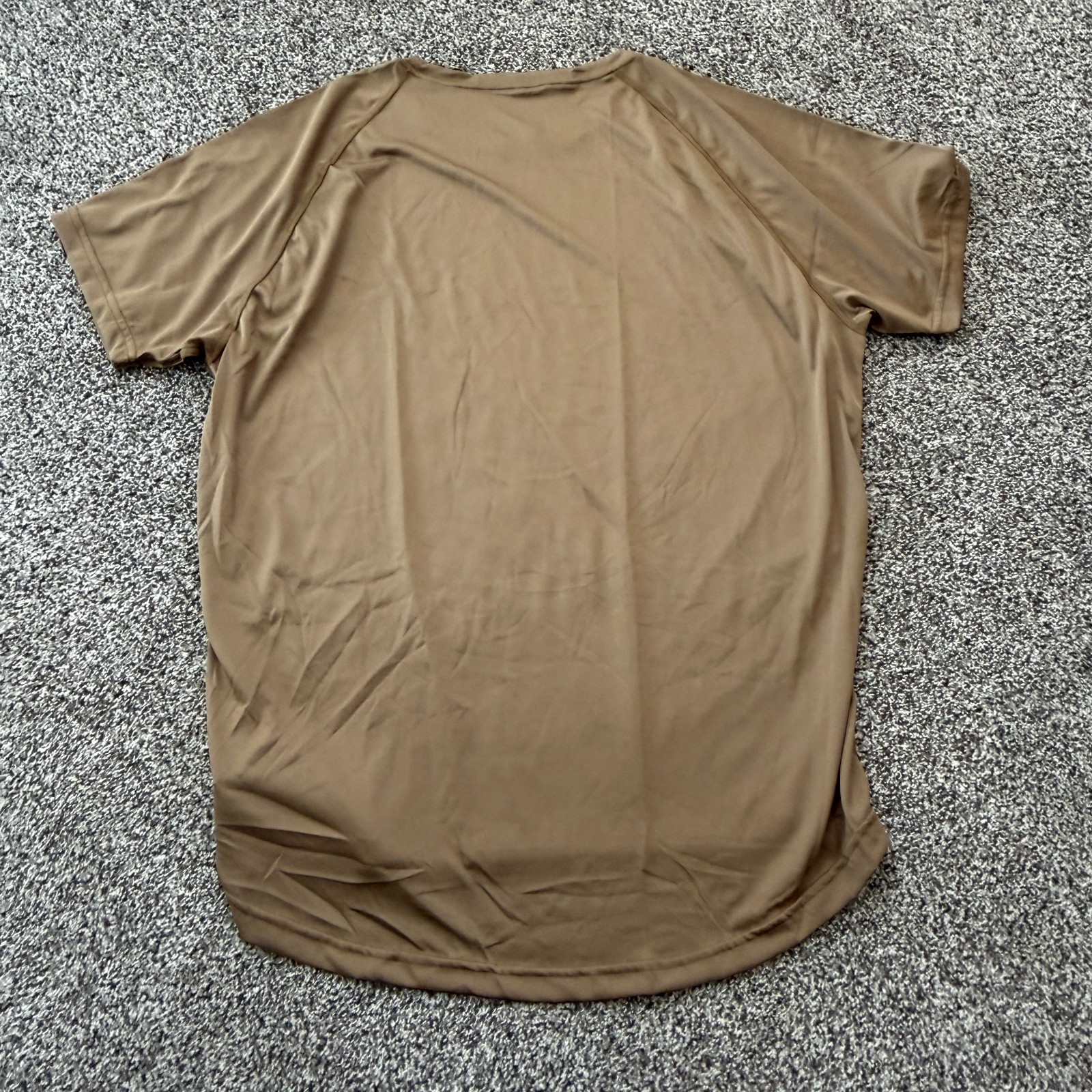 Sekri US Military PCU Level 1 T-Shirt Coyote Brown USA Made Base Layer Medium