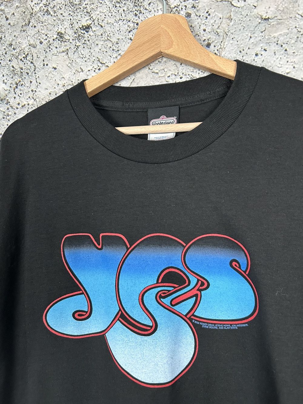 Yes 2003 Rock Band Metal Music Black Unisex Tshirt Reprint S-5XL