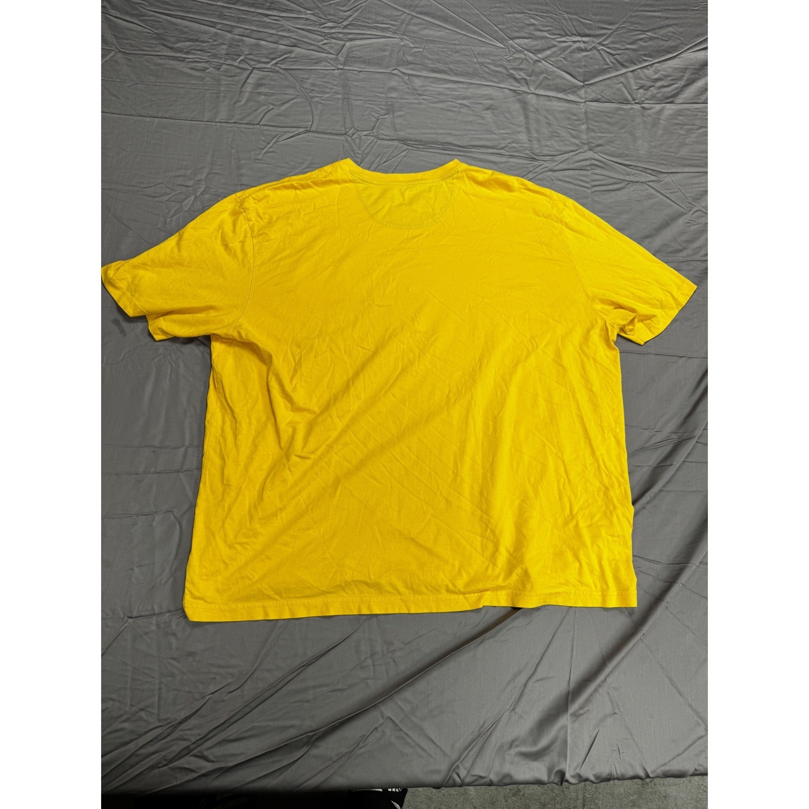 Tommy Bahama Relax Mens XXL Yellow Pima Cotton Pocket T-Shirt Marlin Logo