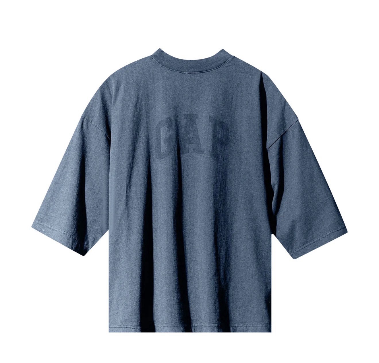 Yeezy Gap Balenciaga 3/4 Tee Dove Color Dark Blue Size Extra Large Brand New