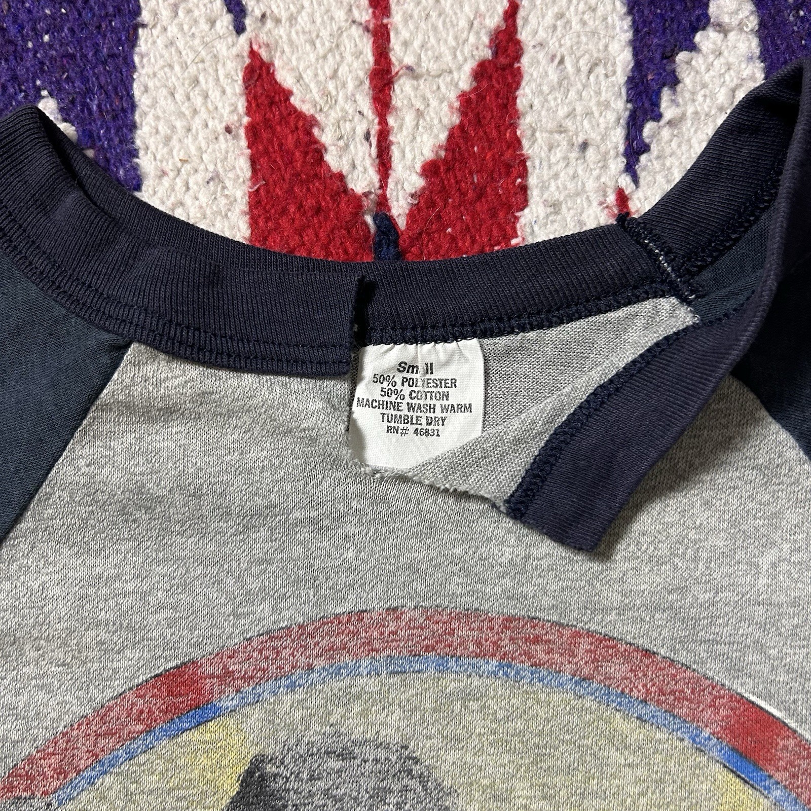 Vintage 80s Bruce Springsteen E Street Band World Your 1981 Raglan T Shirt Small