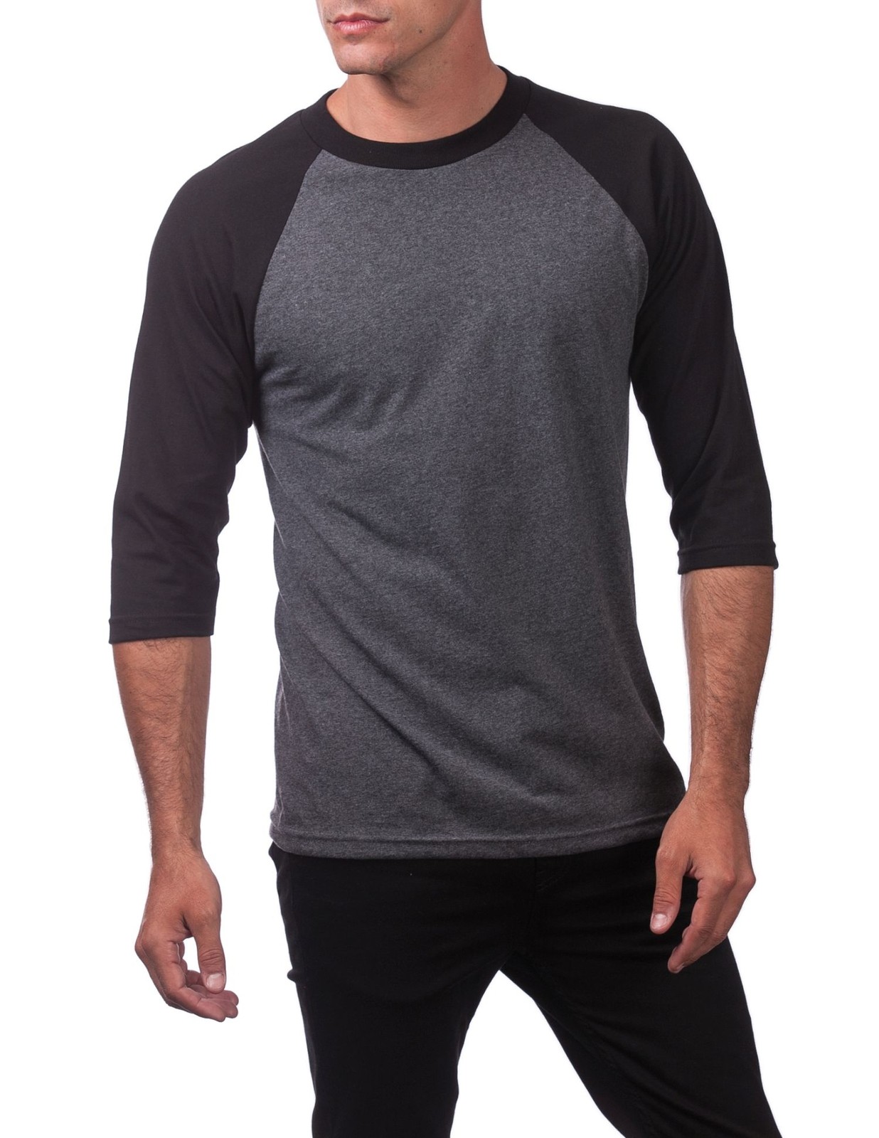 Pro Club Men’s Comfort Baseball Tee Crew Neck T-Shirt