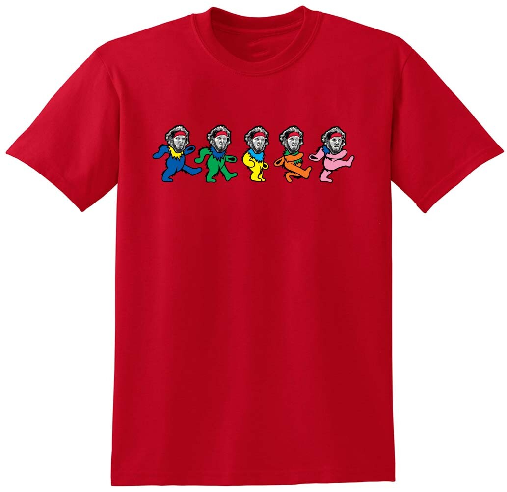 Bill Walton Dancing Bears Jersey Short Sleeve T-Shirt