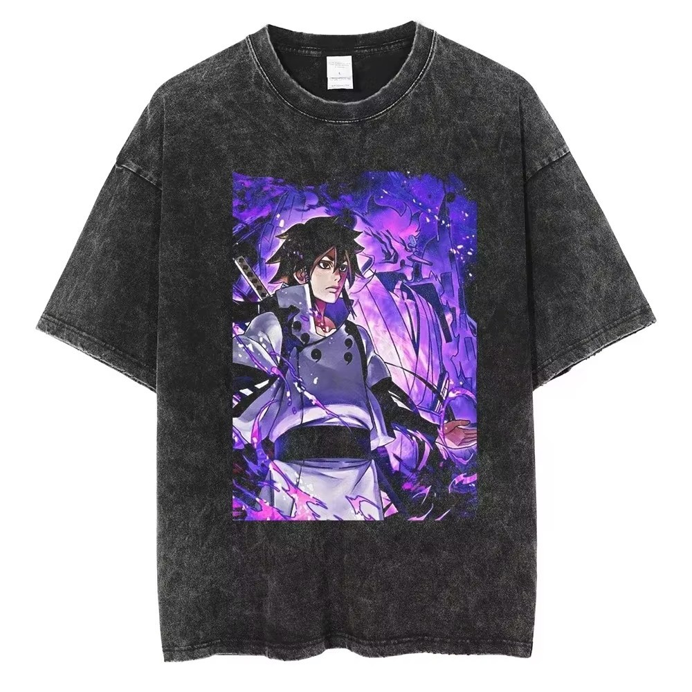 New Hip Hop Vintage T-shirt Men Streetwear Harajuku Japanese Anime 2026 Print Te