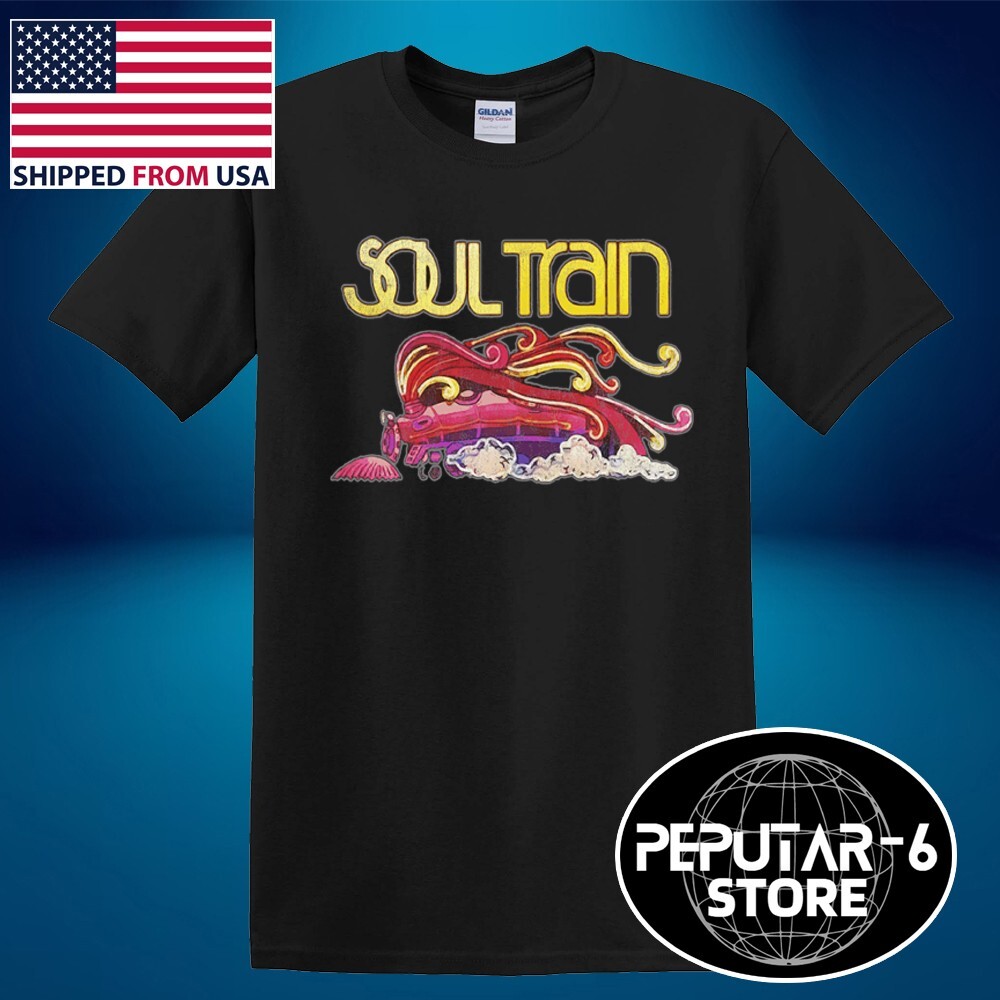 Soul Train TV Show Men’s Black Navy Size S-5XL
