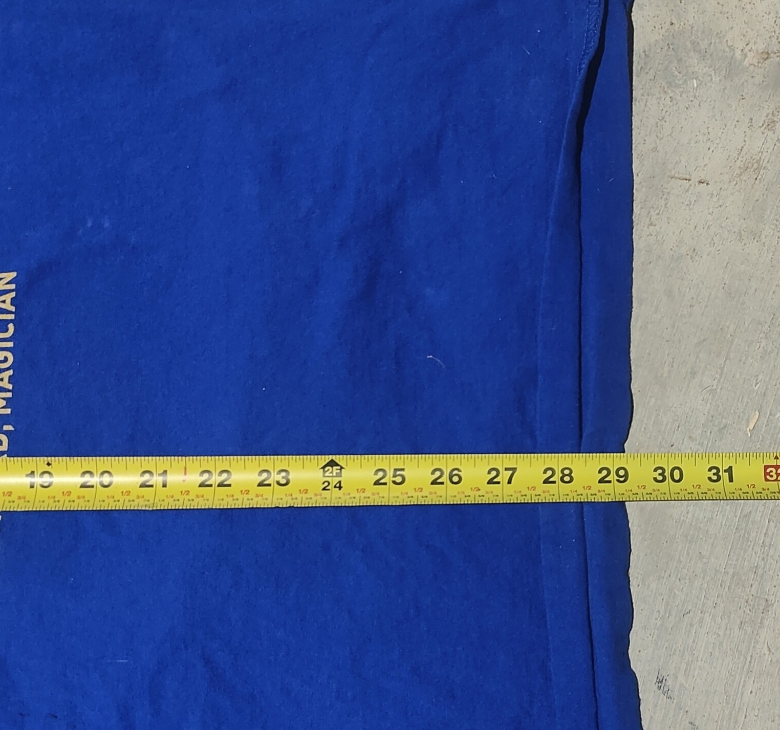 Vintage Blue Wizard Screen Print T Shirt Men’s XXL Short Sleeve Hanes