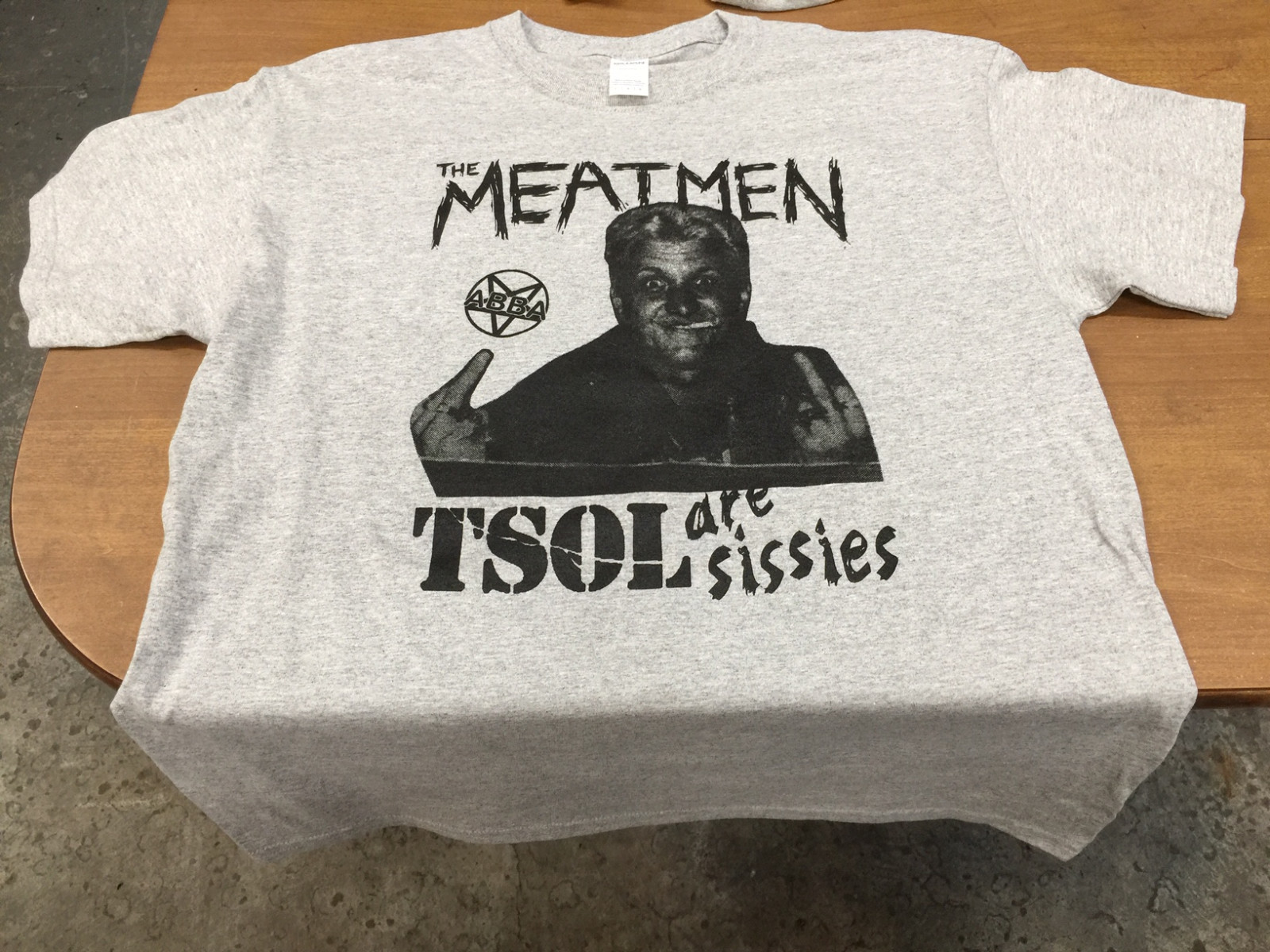 Meatmen Shirt TSOL germs gbh kbd bad brains negative approach punk ssd