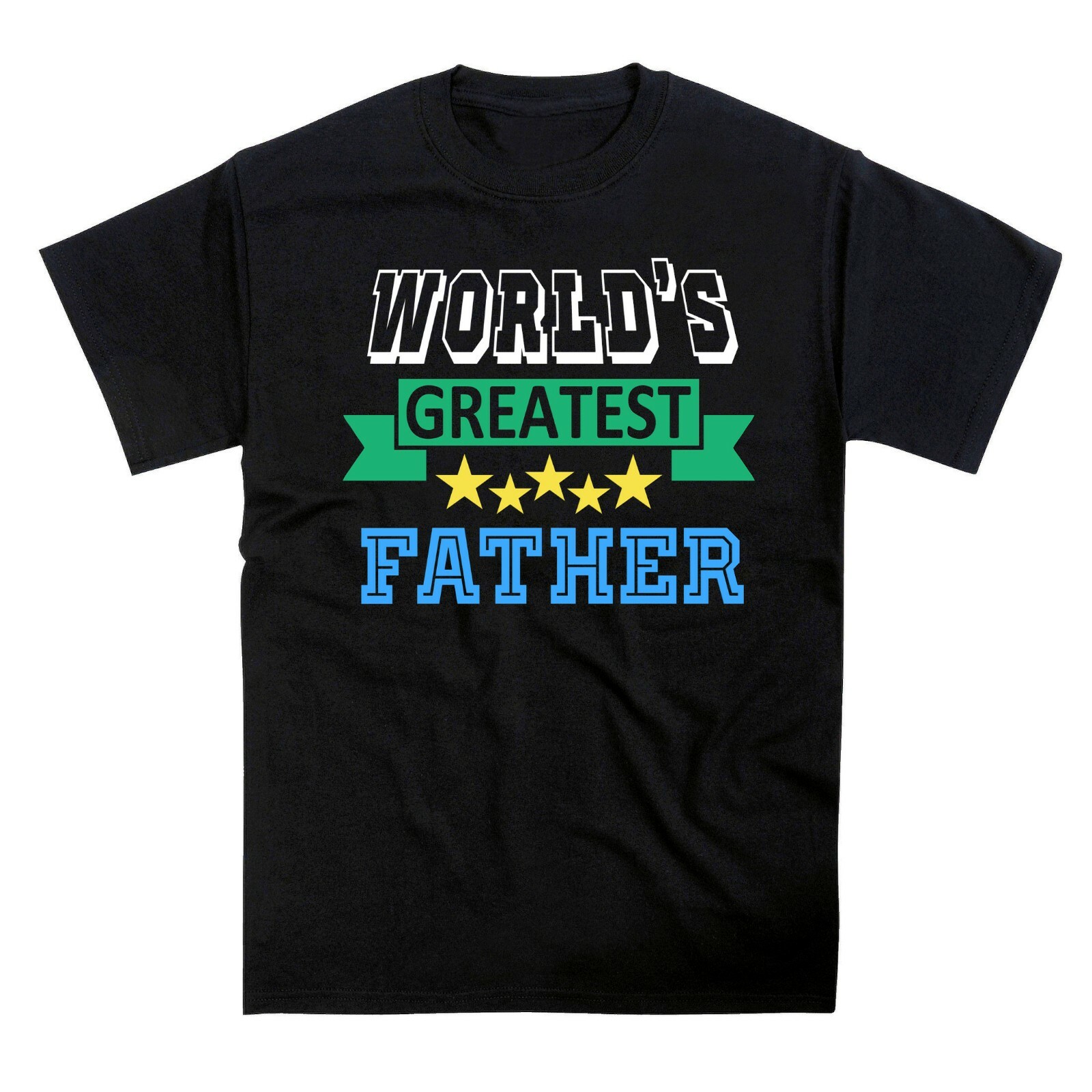 Worlds Greatest Father T-shirt (Birthday Christmas Anniversary Gift)