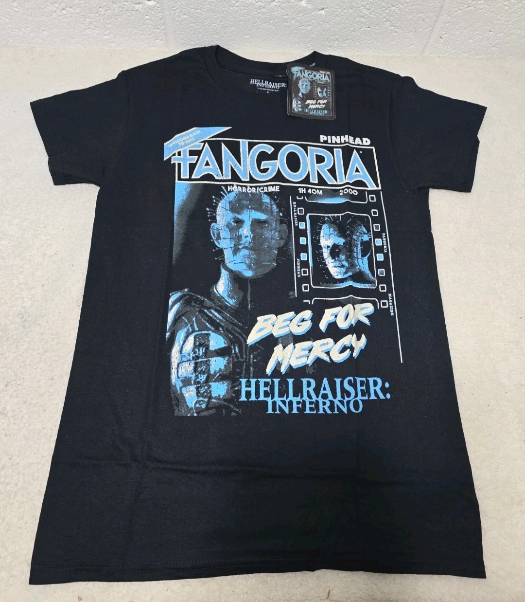 Fangoria Hellraiser Pinhead Inferno Graphic T-Shirt Men’s Size Small (Fang2)