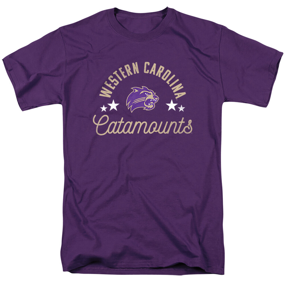 Western Carolina University Adult T-Shirt Catamounts, Purple, S-4XL