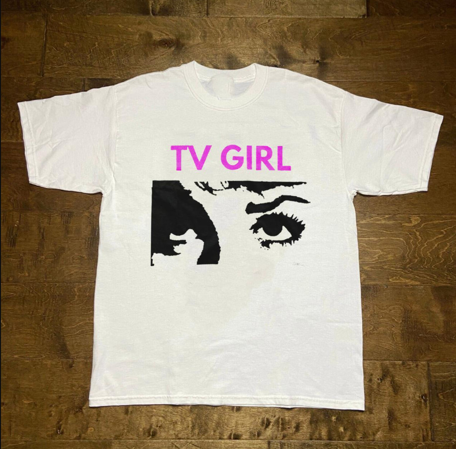 White TV Girl band Adult T-Shirt All Size BL2.748