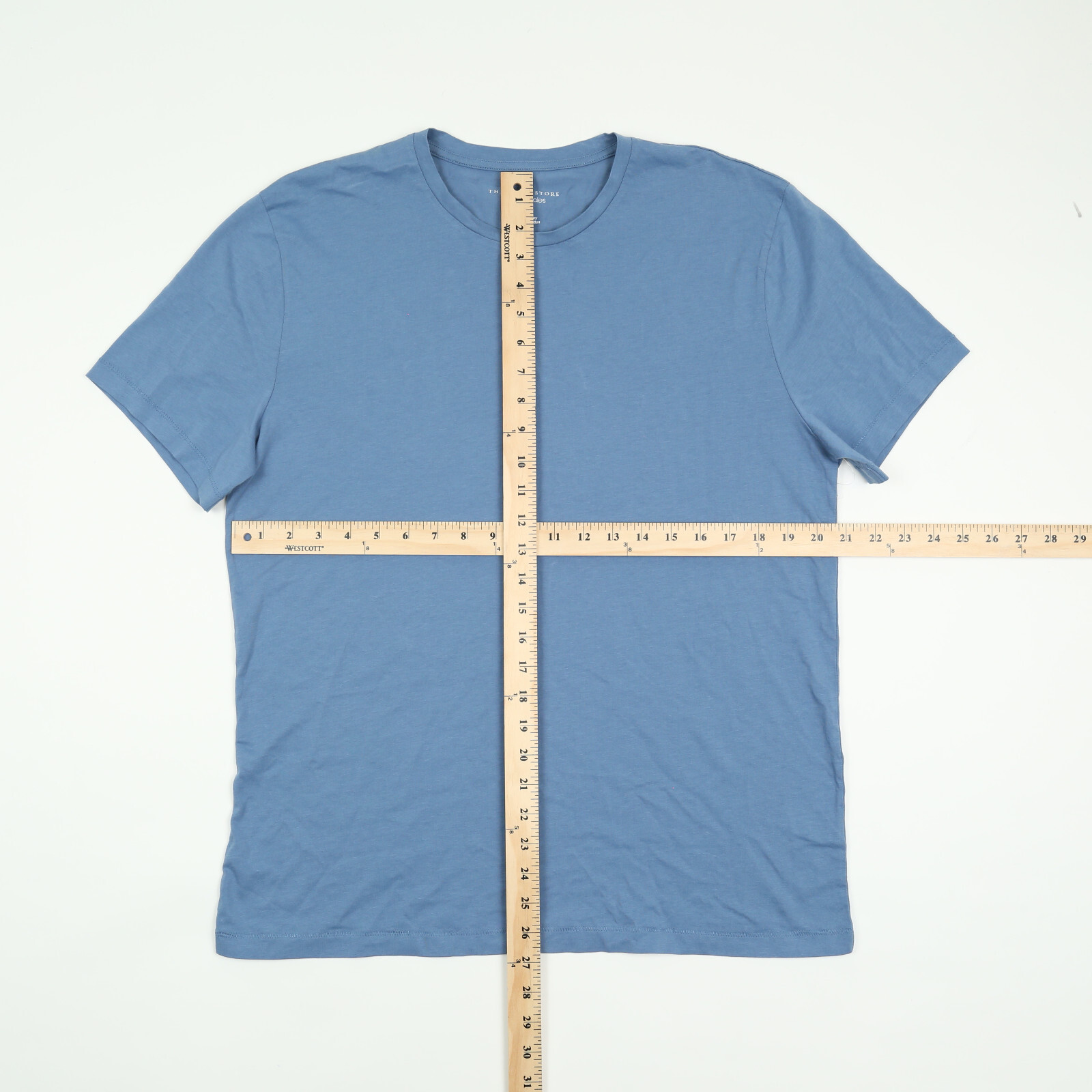 The Men’s Store Pima Cotton Solid T-Shirt Coronet BlueSize M 3410