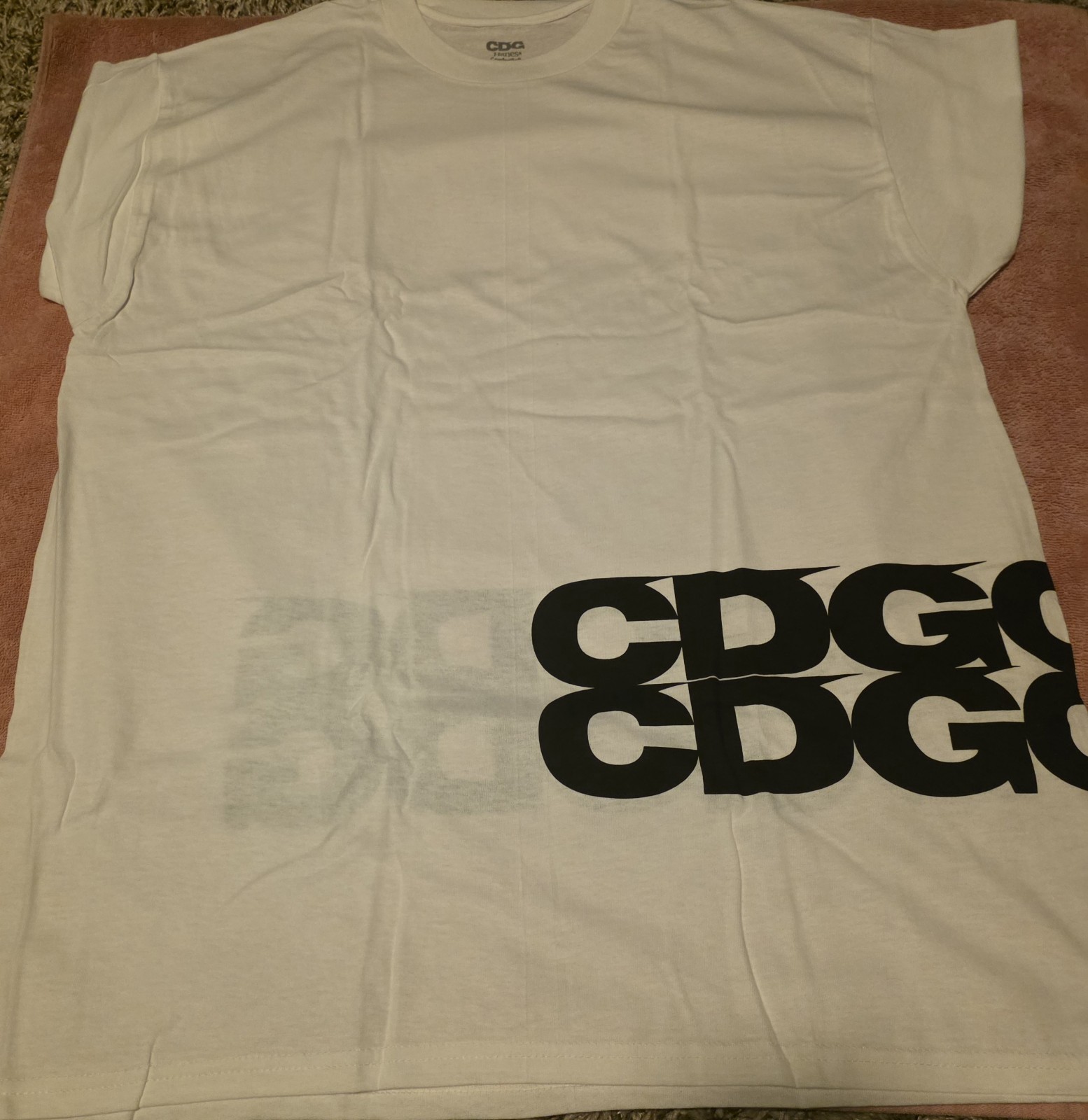 Comme des Garcons X Hanes Tagless Crew Neck T-Shirt 3-Pack White L CDG