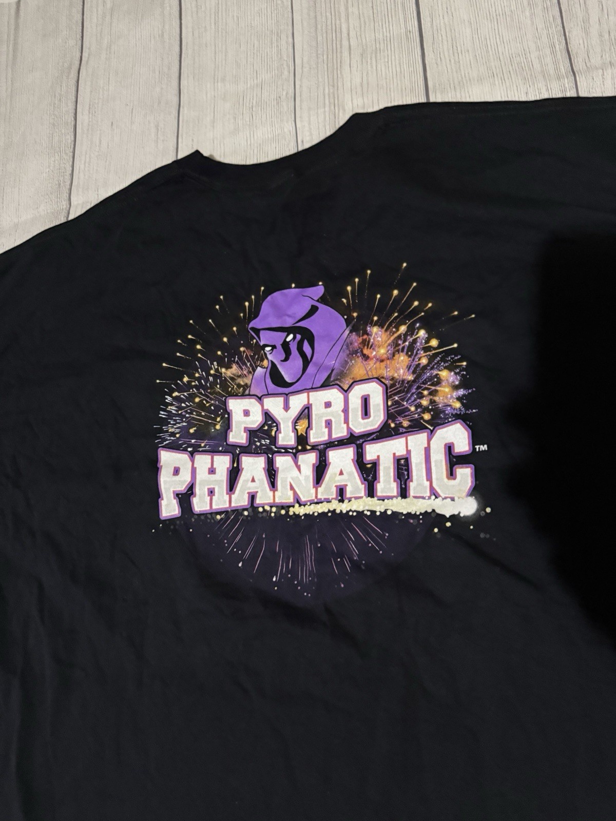 Phantom Fireworks T-Shirt Men’s 3XL Black Pyro Phanatic Short Sleeves NWOT
