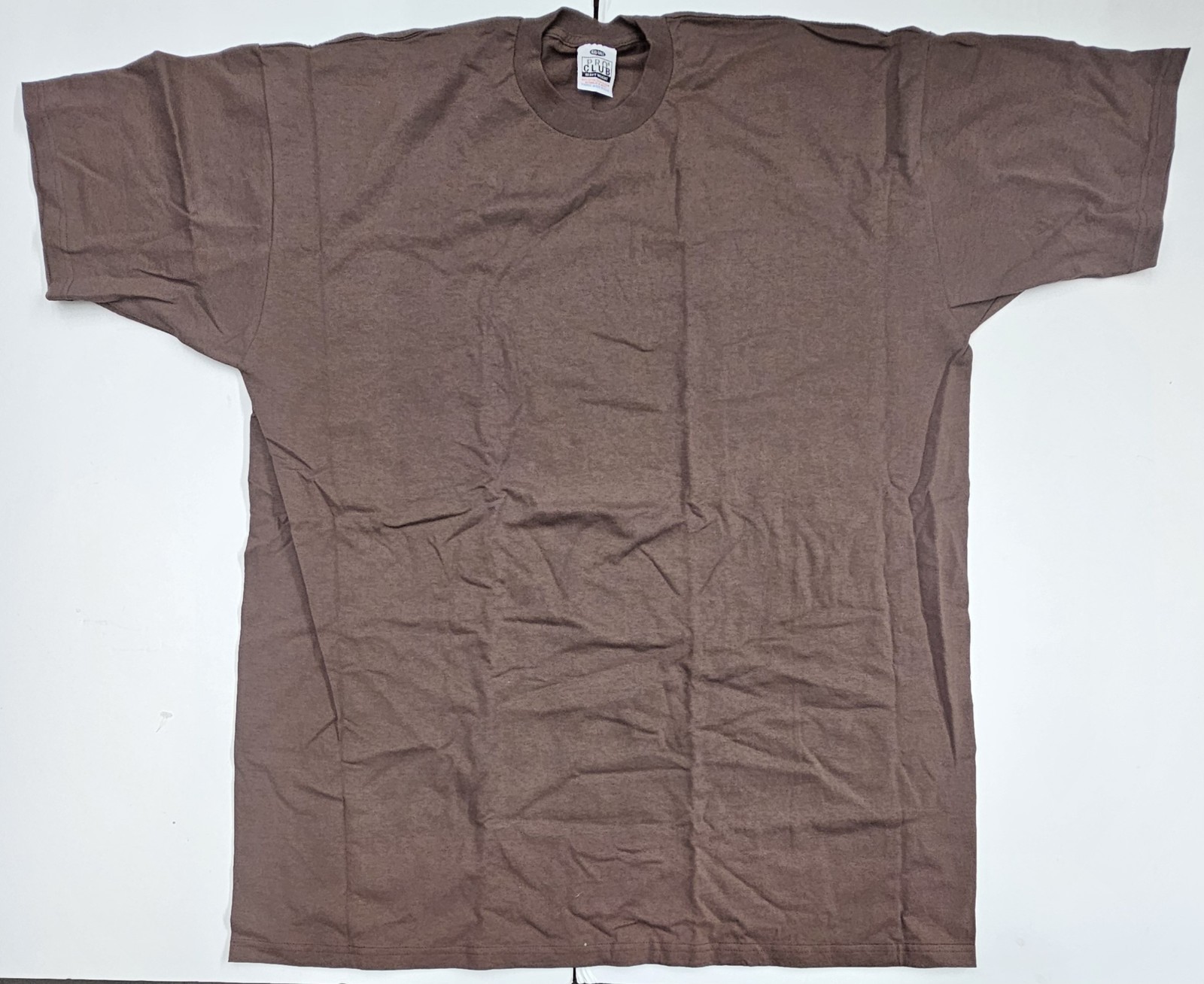 Pro Club Heavyweight Crew Neck T-Shirt 4XL Tall Brown