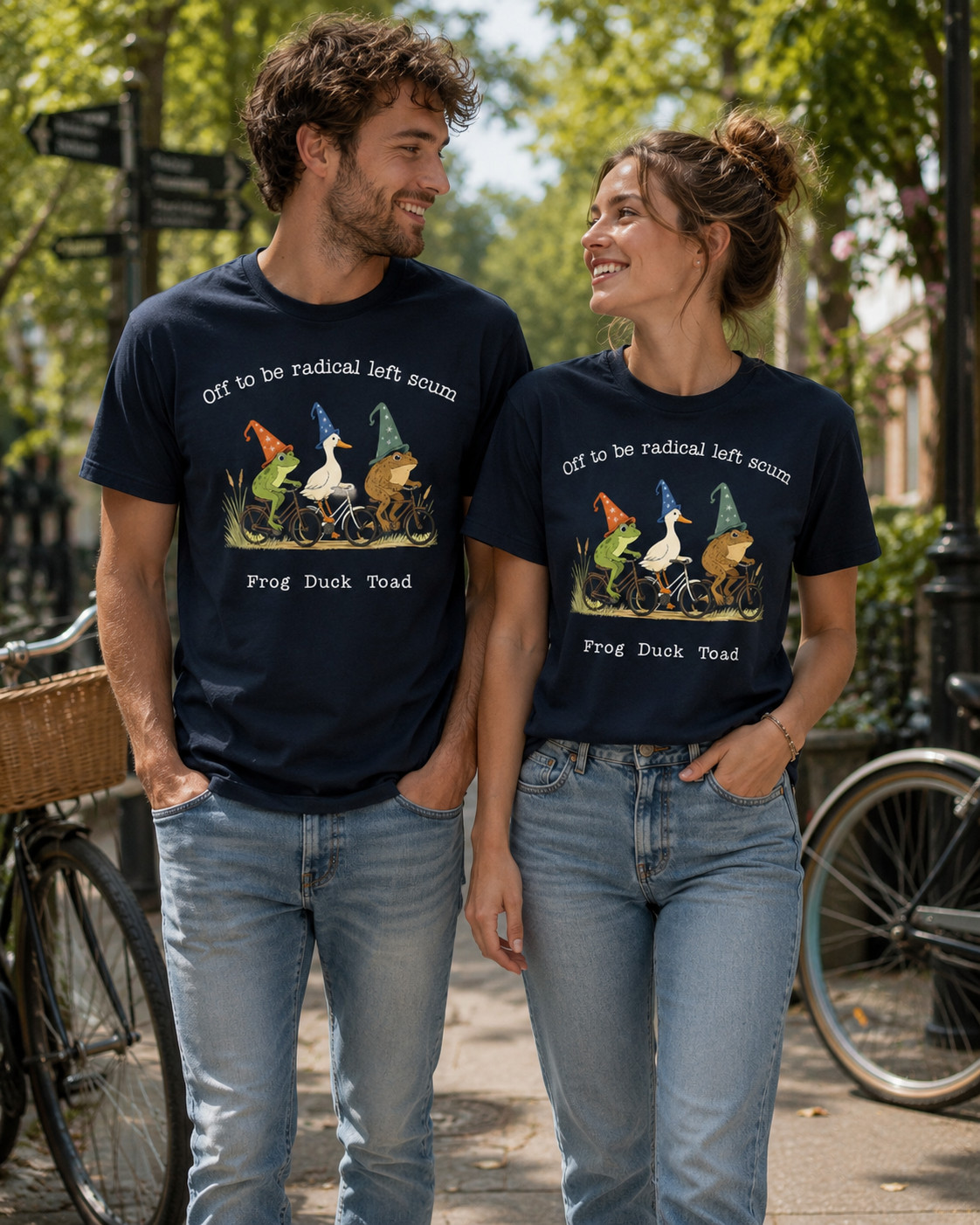 Off to Be Radical Left Scum Meme Tees