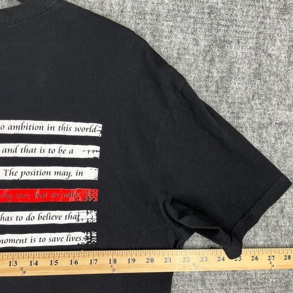 Gettin Salty Firefighter NYC Croker Fire Chief First Responder Shirt Mens M