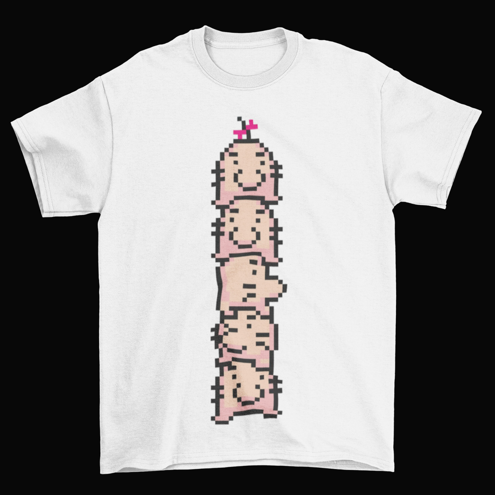 Mr. Saturn Tower T-Shirt Unisex Cotton Adult Sizes Nintendo Earthbound SNES New