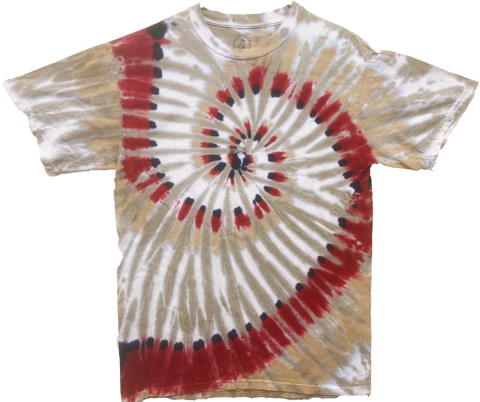 Canyon Red tie dye shirt Earth swirl tie dye – All sizes