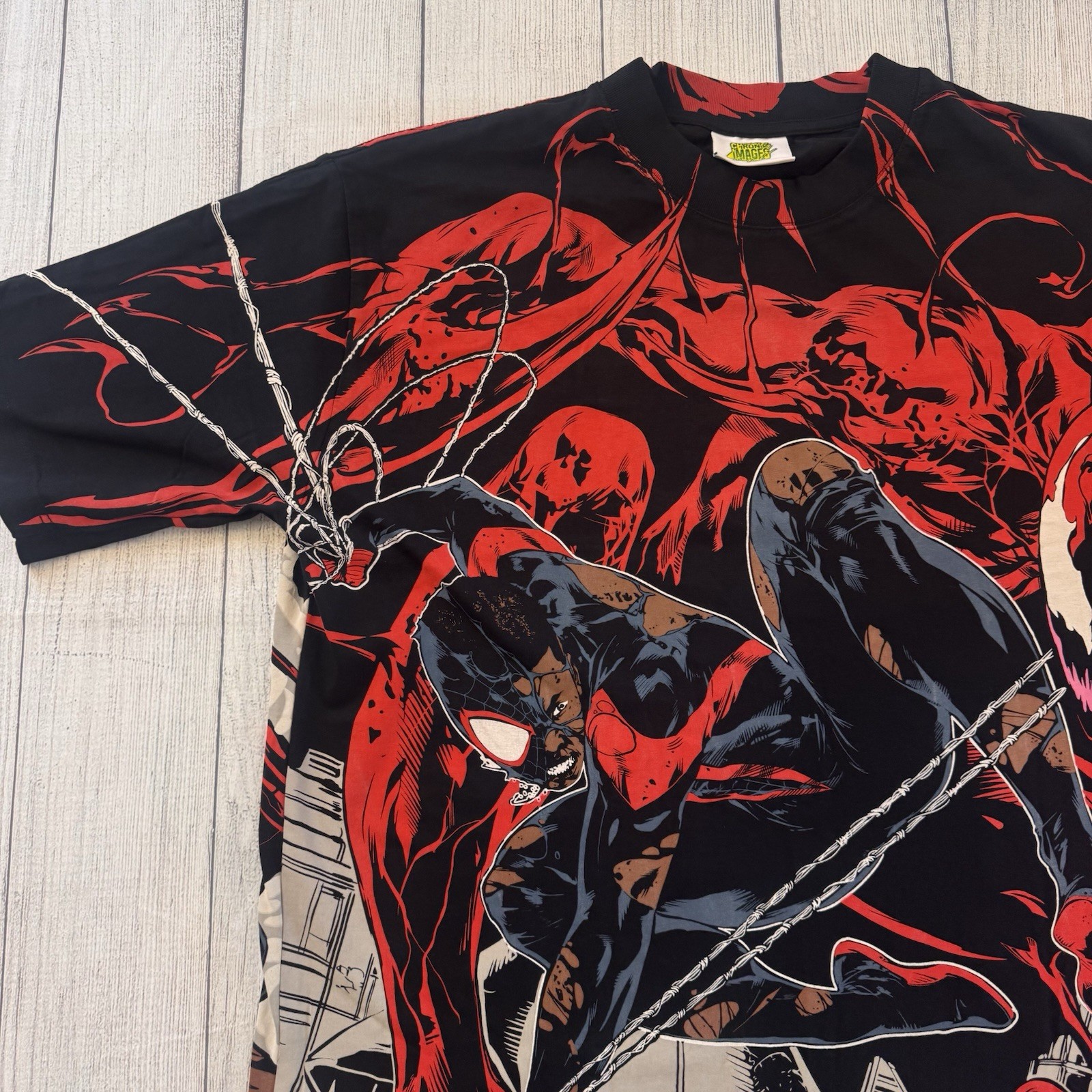 Chronic Images Carnage Reigns Spider-Man Miles Morales Carnage Shirt XL