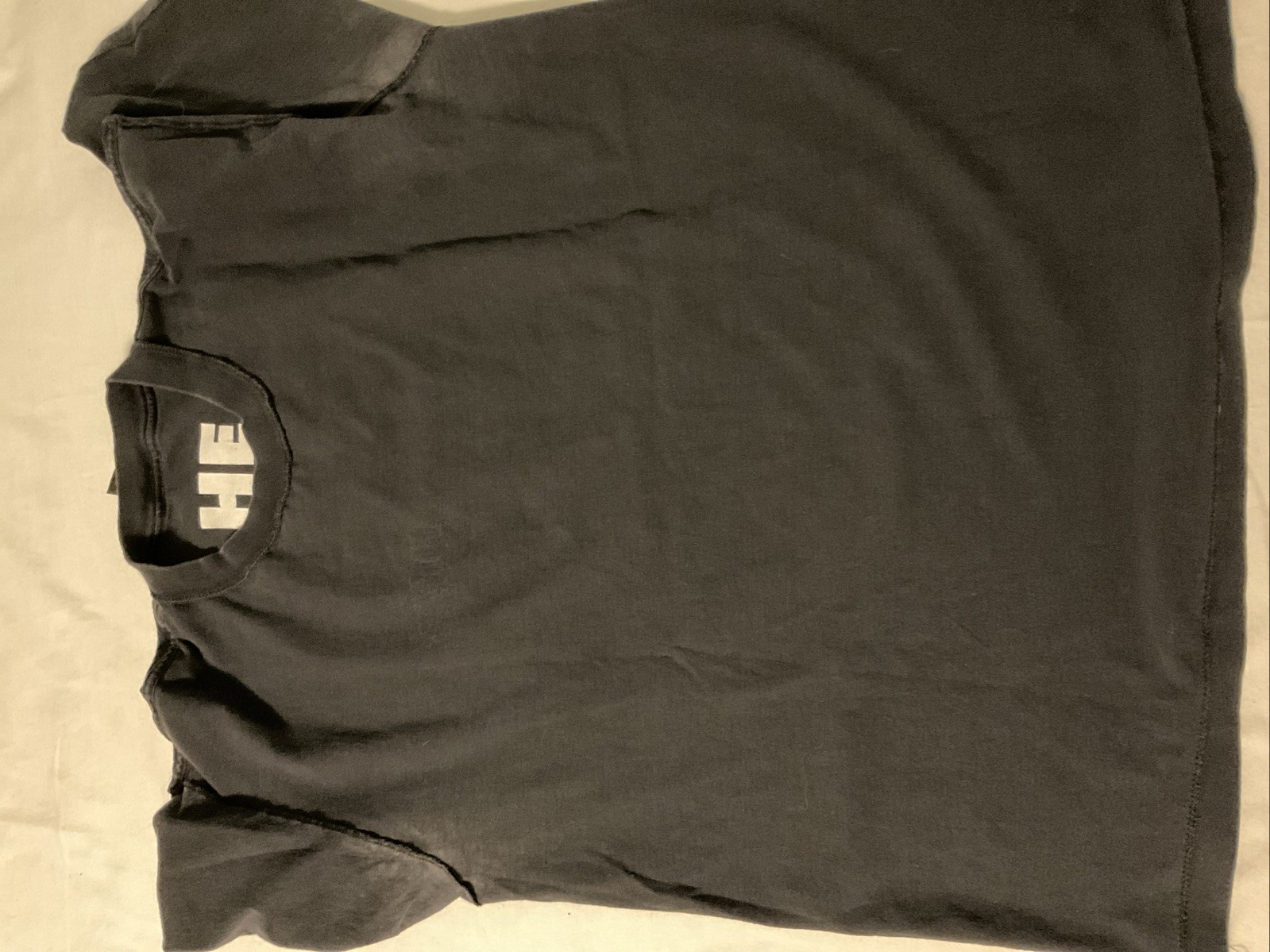Vintage 90s NO FEAR Black Single Stitch T Shirt He Who Dies Mens XL USA Made