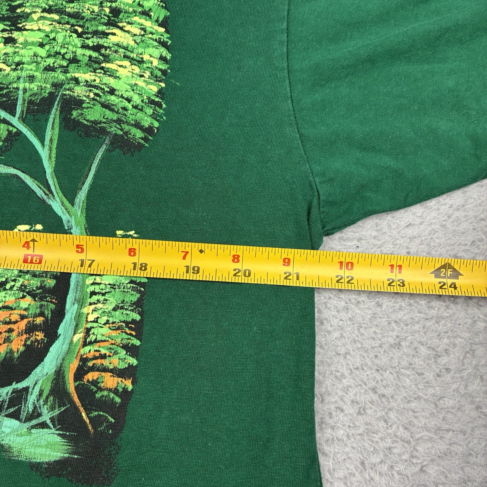 Vintage Dibuho Philippines Hand Painted Tourist T-Shirt Mens Large Green