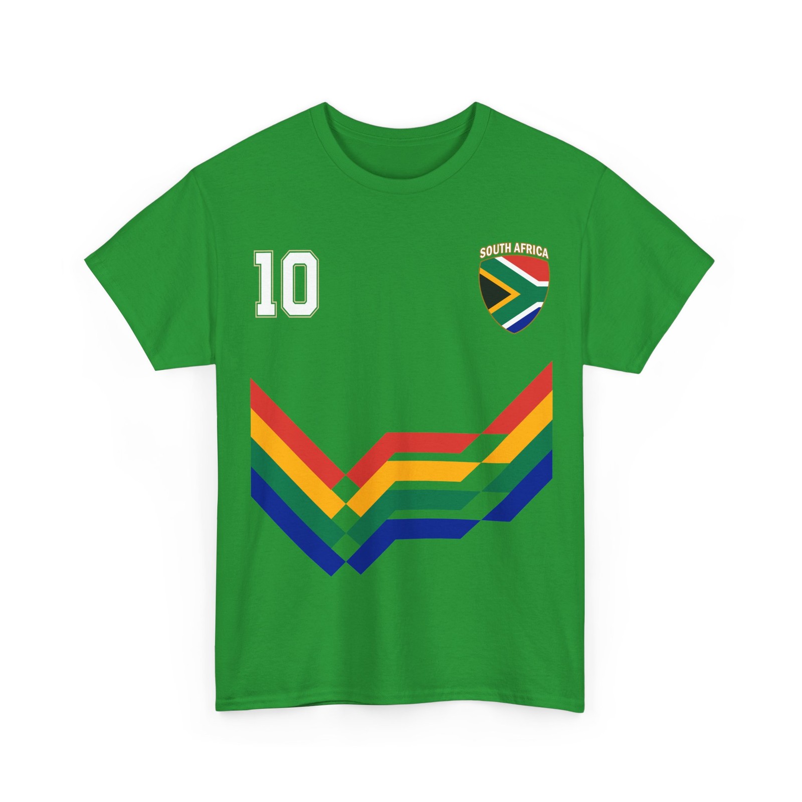 South Africa Soccer Tee, South Africa Number 10 Soccer South African Shirt
