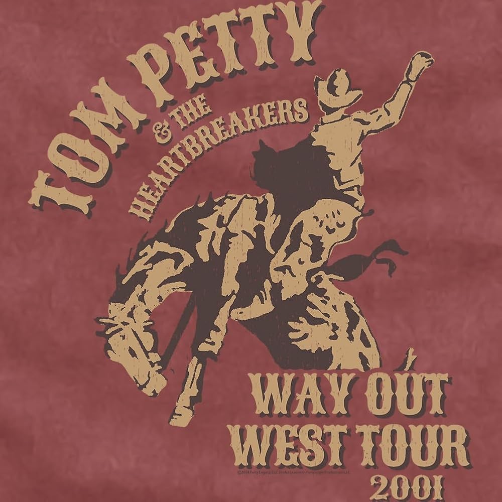 Remake Tom Petty & The Heartbreakers Way Out West Tour T shirt NH26813