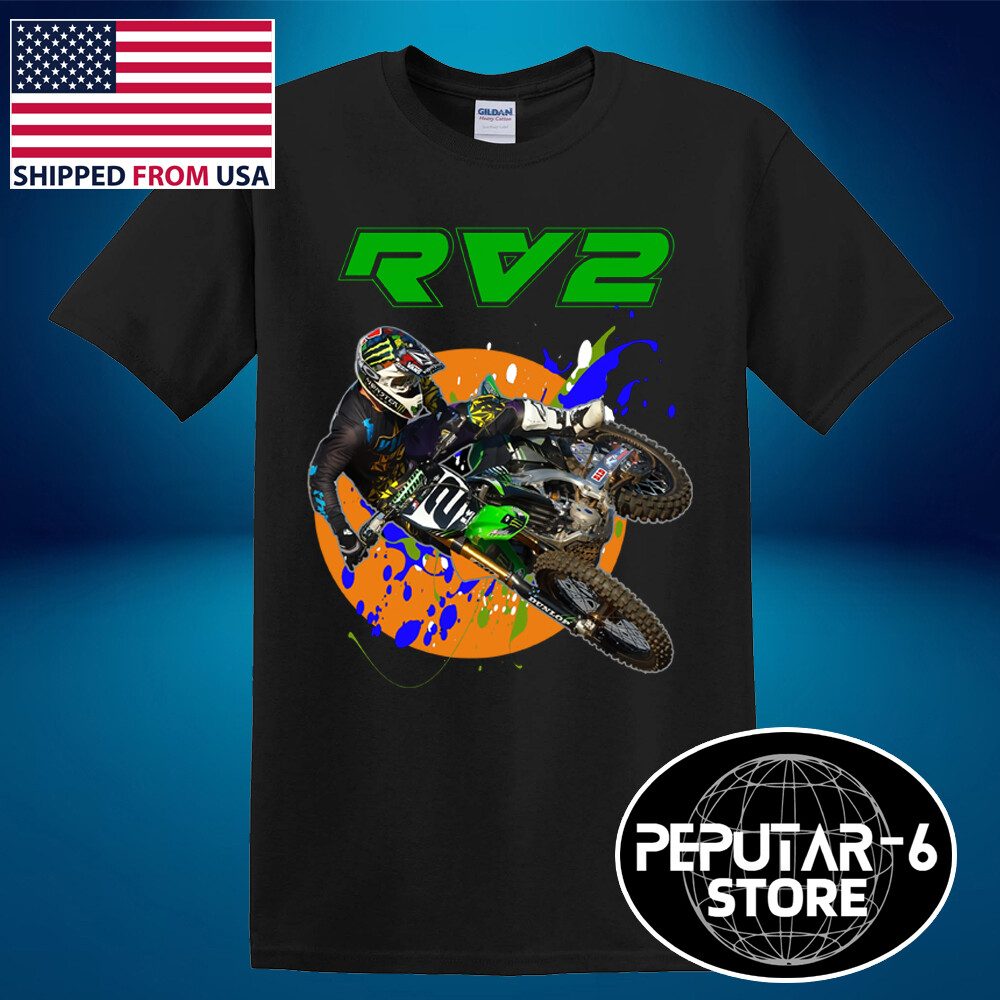 Ryan Villopoto Motocross Legend Men’s Black T-Shirt Size S-5xlXL