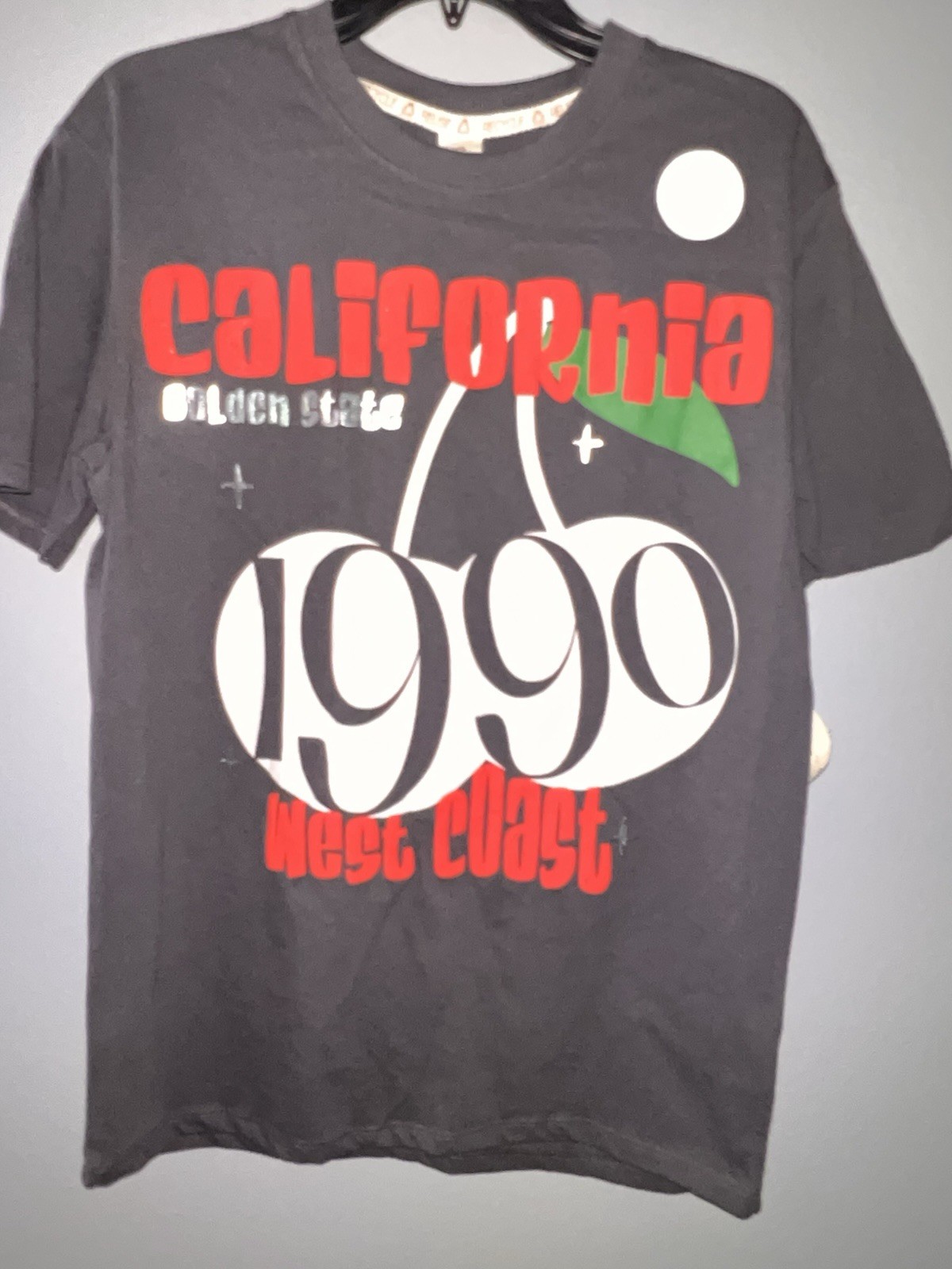 CALIFORNIA T-shirt West Coast CALI Golden State by Recycle Threads sz S 653