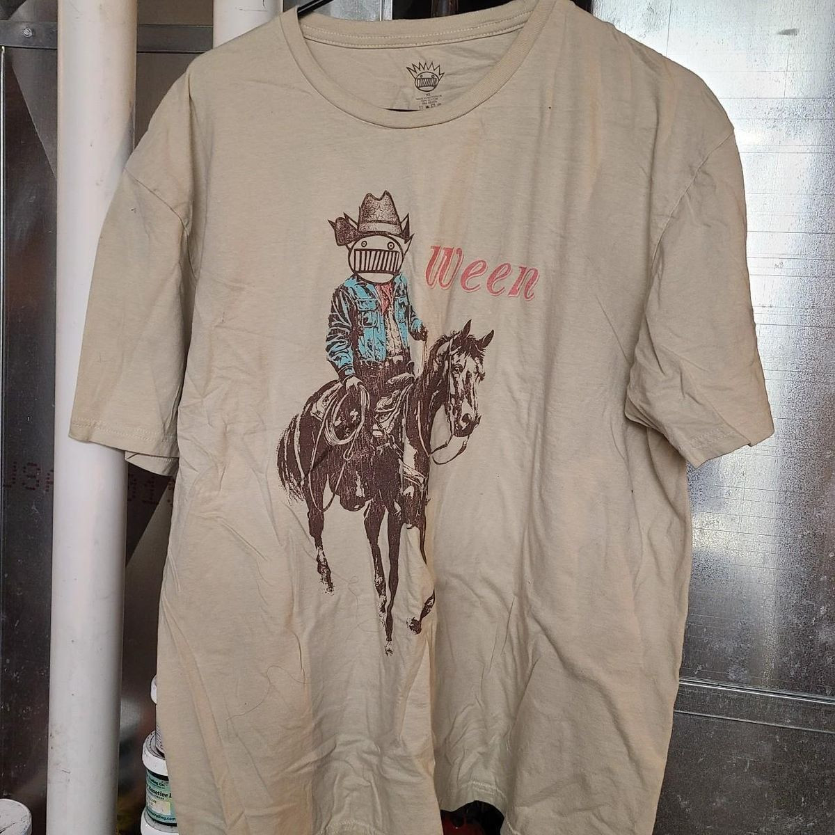 Ween Band T-Shirt Cowboy Horse Graphic Tee Gift for fan Reprint PA6662