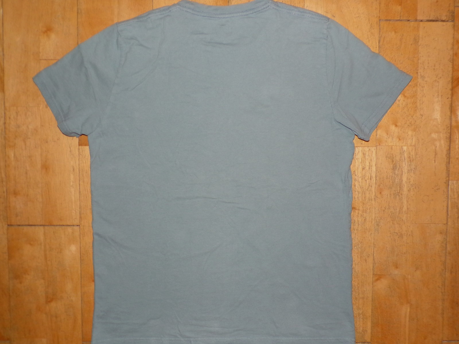 HOLLISTER MUST-HAVE COLLECTION Mens Ice Blue Crew Neck T-Shirt ABERCROMBIE FITCH