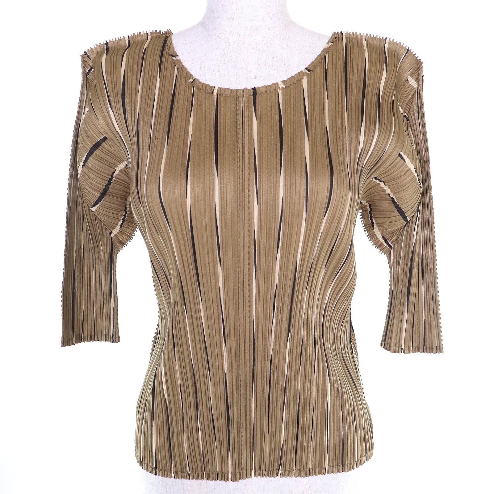 Issey Miyake PLEATS PLEASE All-over print Polyester T-shirt – DUTY FREE