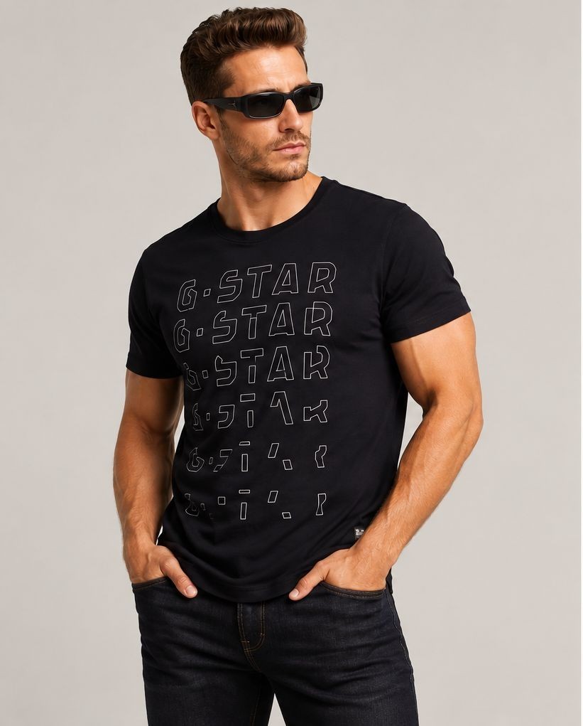 G-Star RAW Gradient Graphic Soft Cotton Breathable Tee T-Shirt size L RRP £39.99