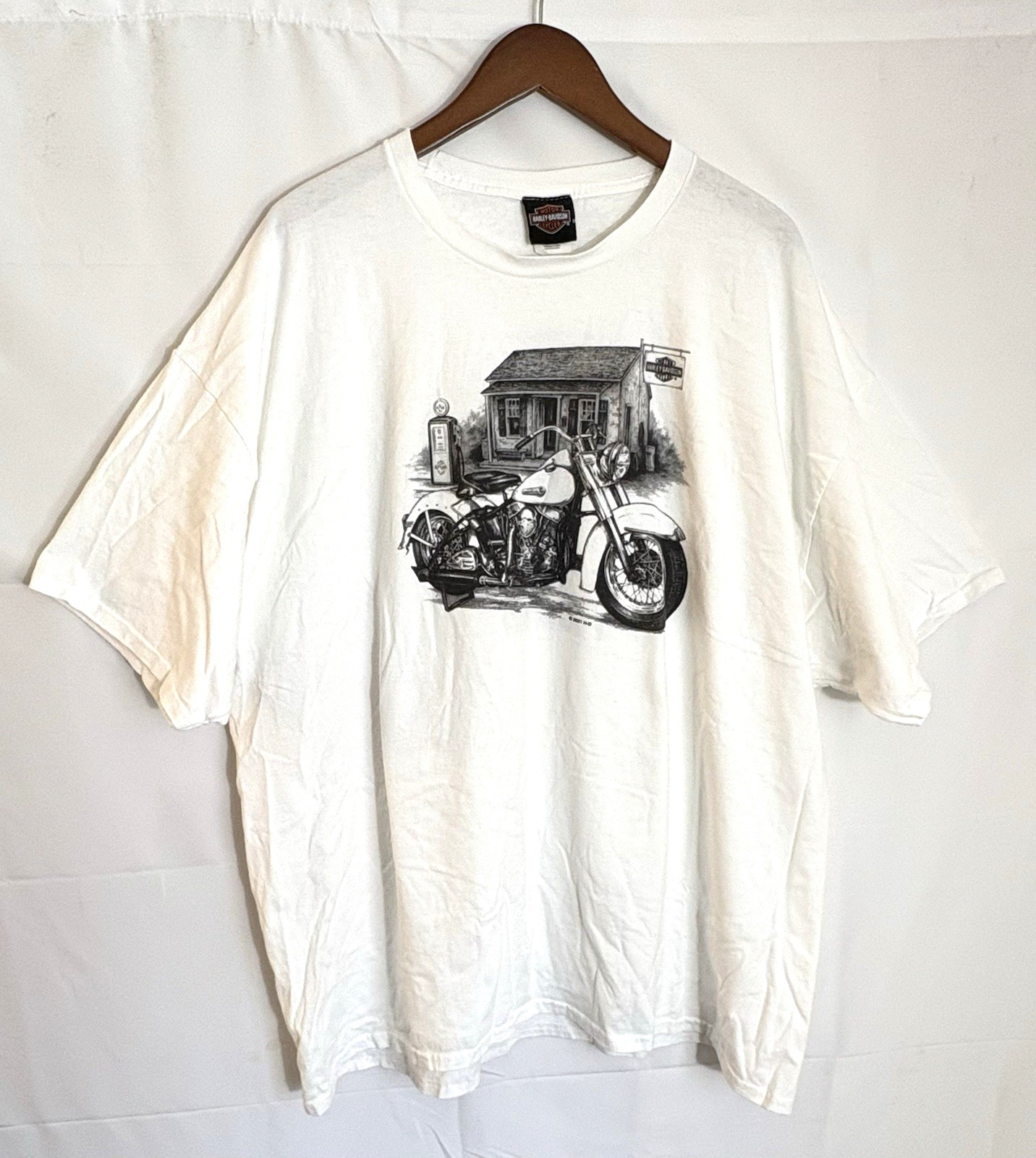 Harley-Davidson Motorcycles Gainesville, Florida Men’s Size 3XL White T-Shirt