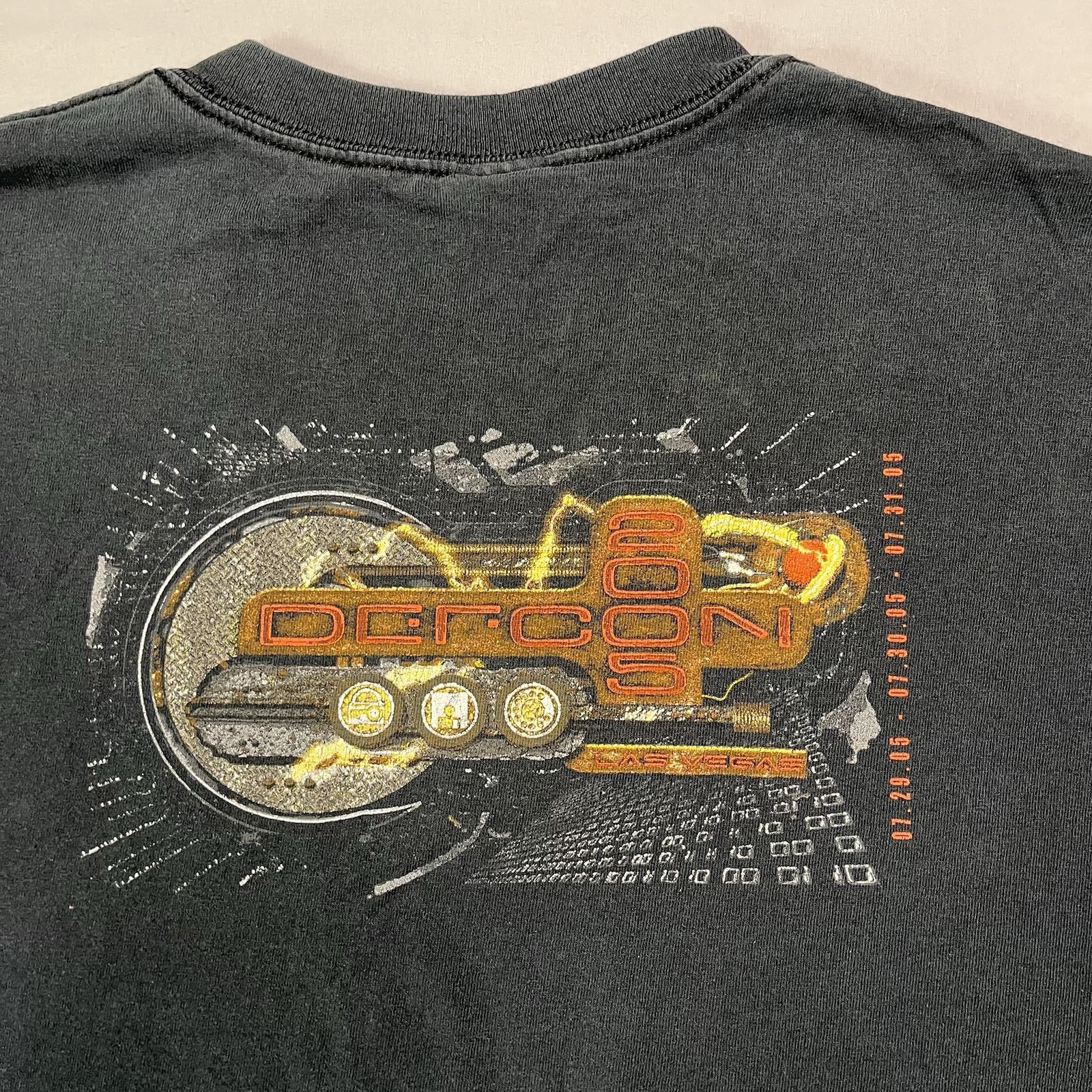 Vintage Def Con 13 2005 T-Shirt Mens 2X-Large Computer Hacker Convention