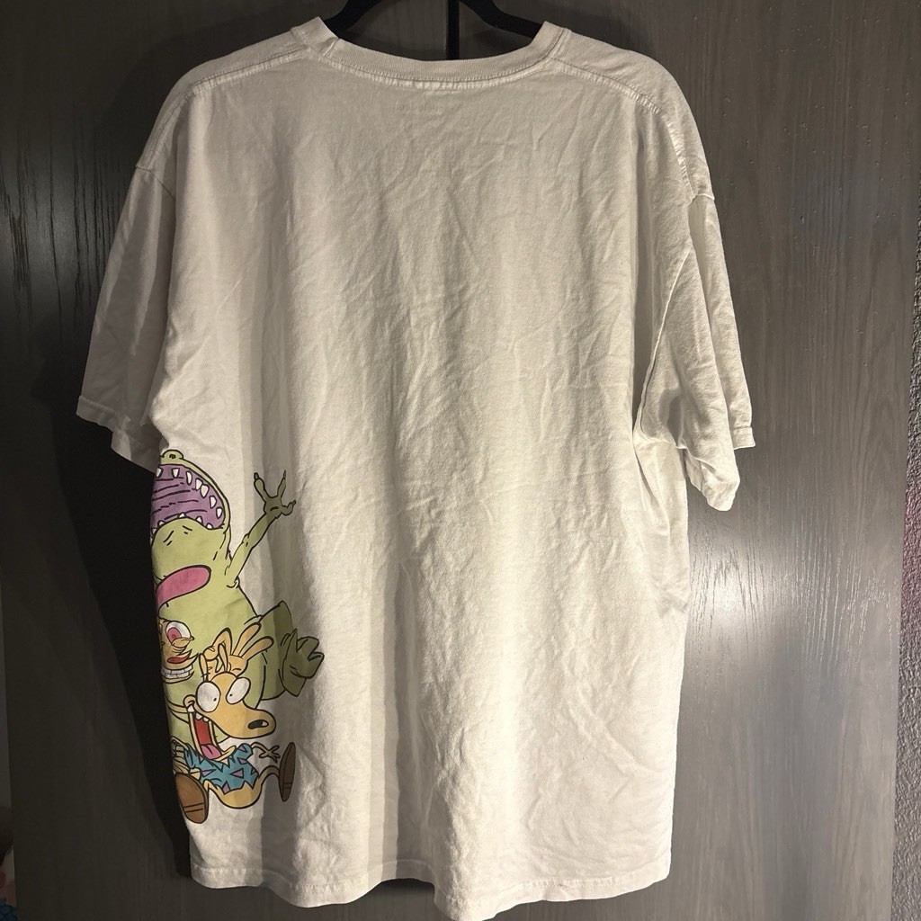 Nickelodeon Hey Arnold! Best of the 90s White Men’s XL Cotton T-Shirt