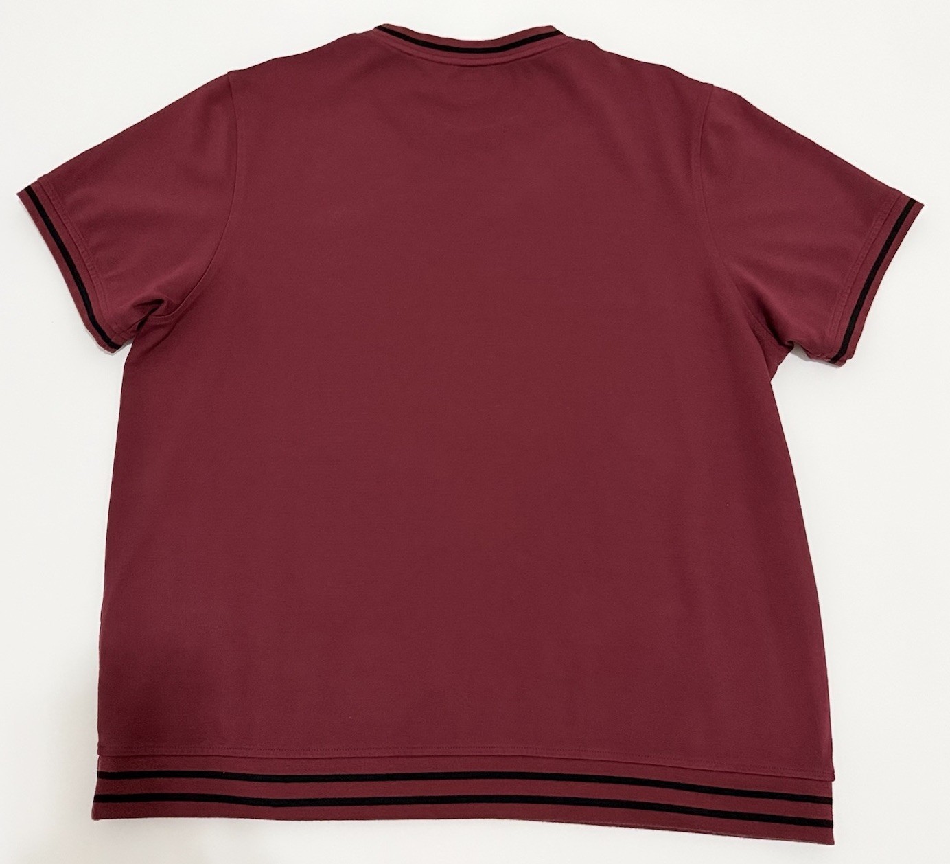 Alfani Stretch Crewneck T-Shirt in a burgundy/maroon Sz-XXL
