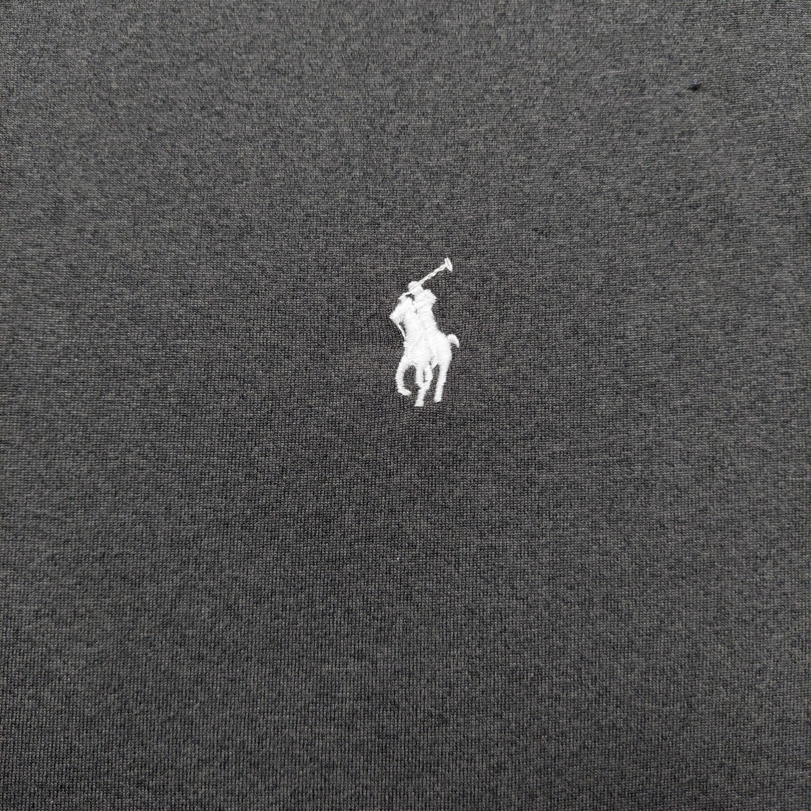 Polo Ralph Lauren Performance TShirt Gray Mens L Classic Fit Tee Crew Neck Pony