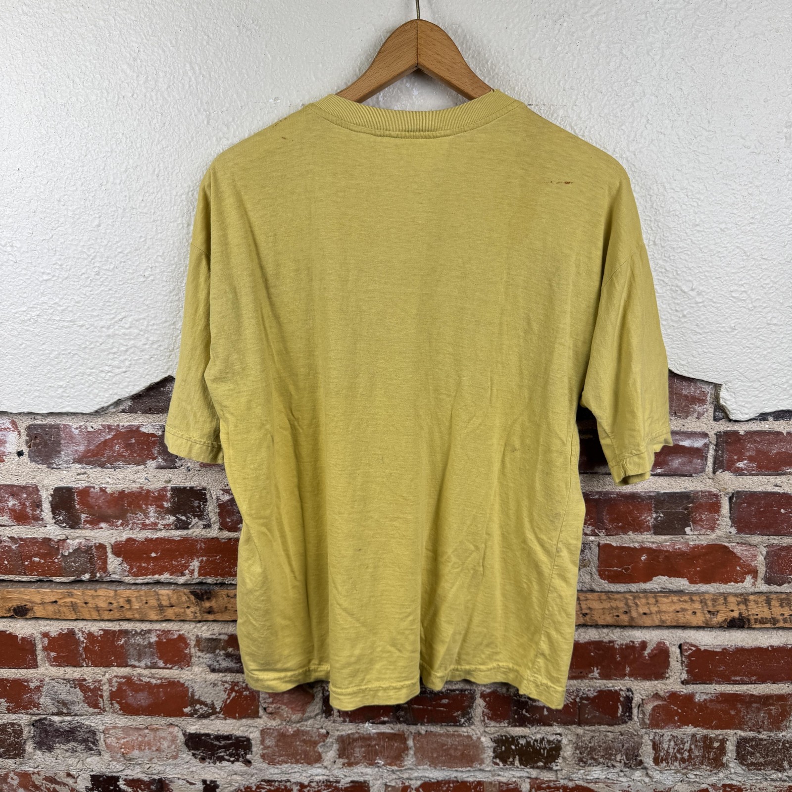 Vintage 2 Of Us Shirt Size Medium Yellow Ethnic Beaded Embroidered Boho 90s