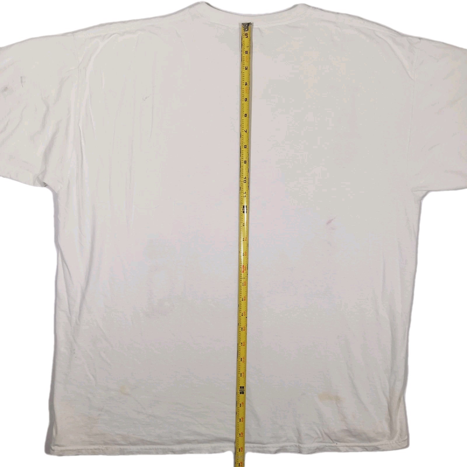 OG Abel Style King Queen Skeleton Graphic Tee 2XL White Tattoo T-Shirt XXL