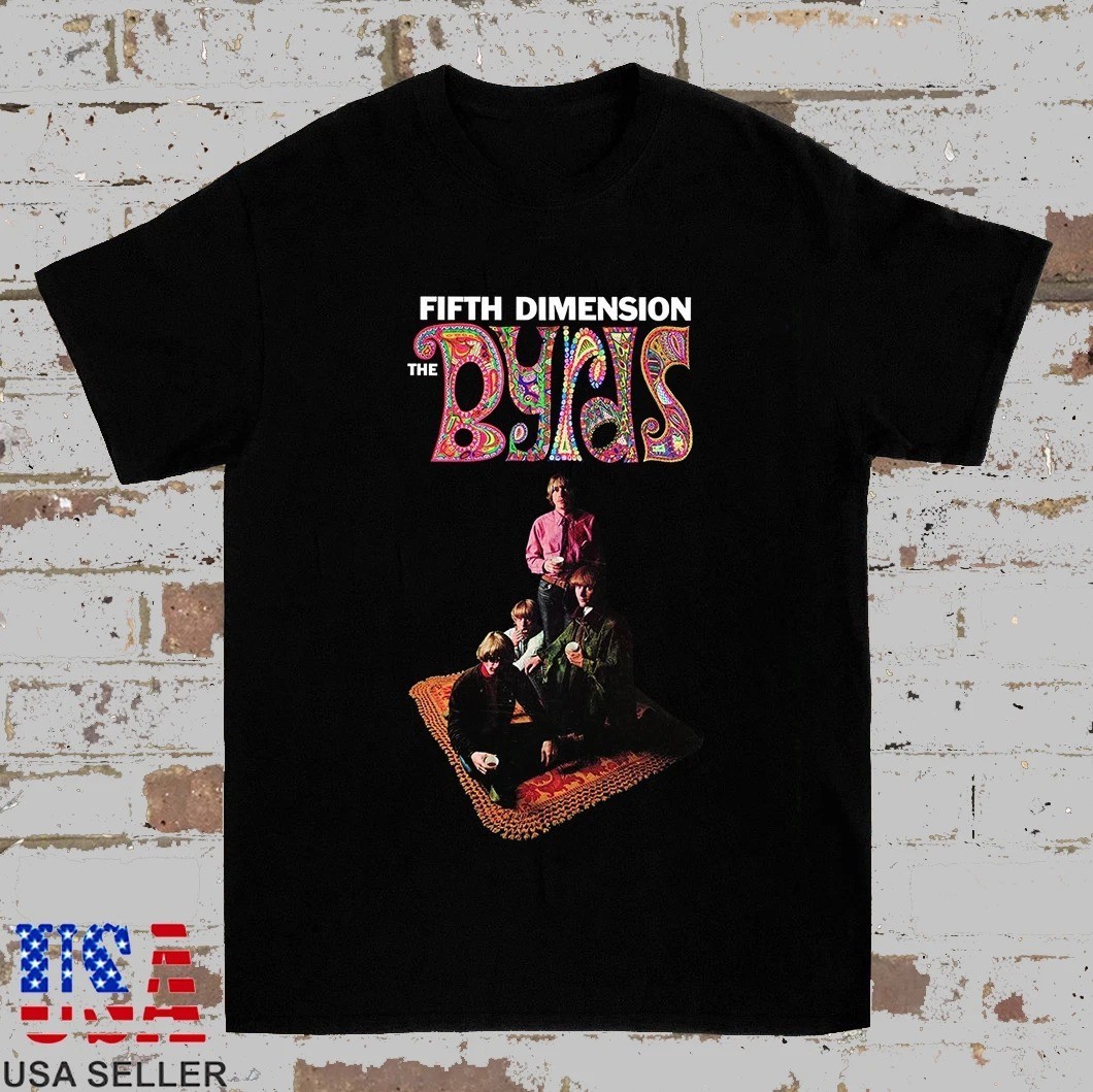 The Byrds Band Album Fifth Dimension T Shirt Full Size S-5XL AL806